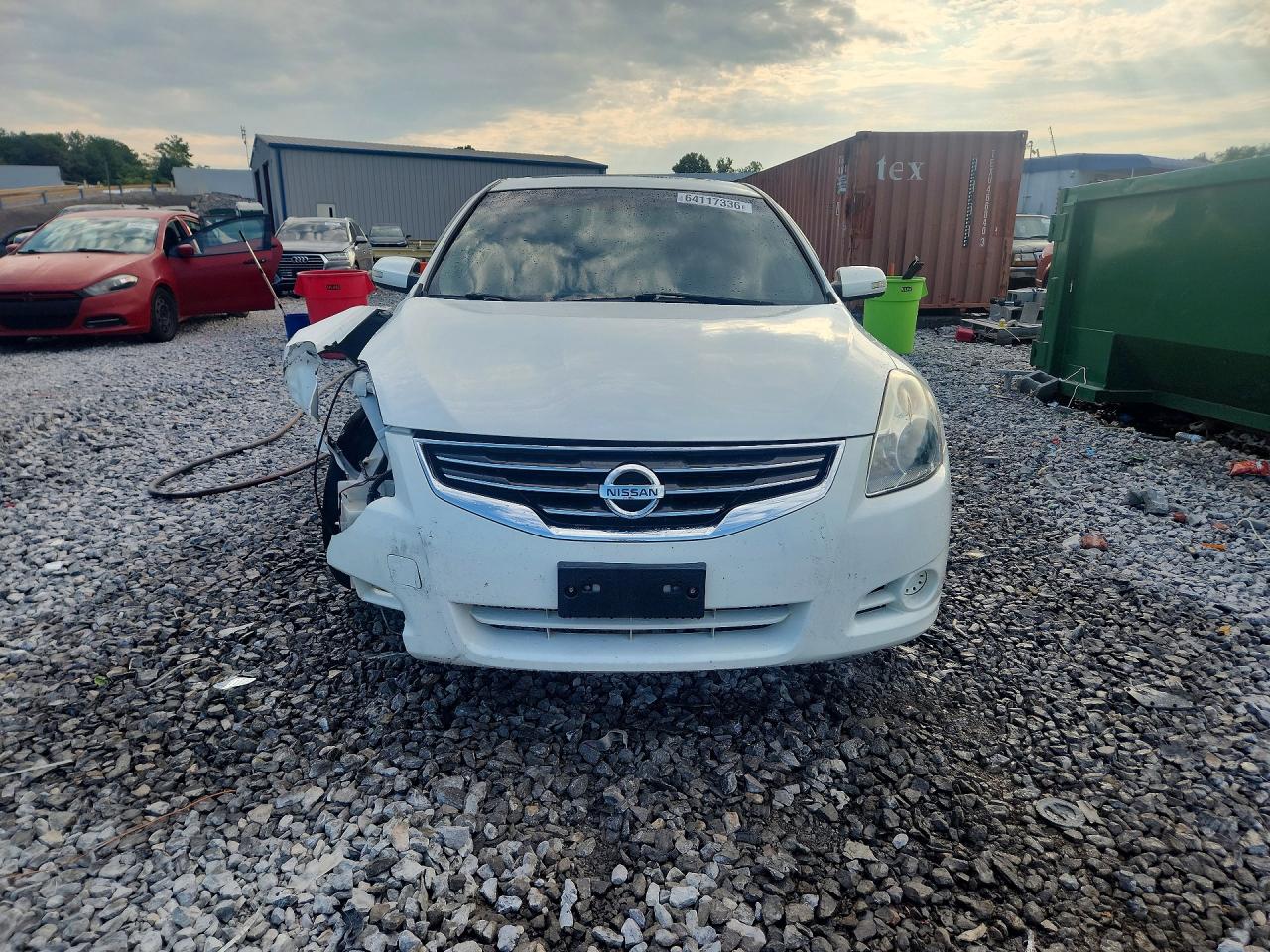 2012 Nissan Altima 2.5 Белый vin: 1N4AL2AP5CN556806
