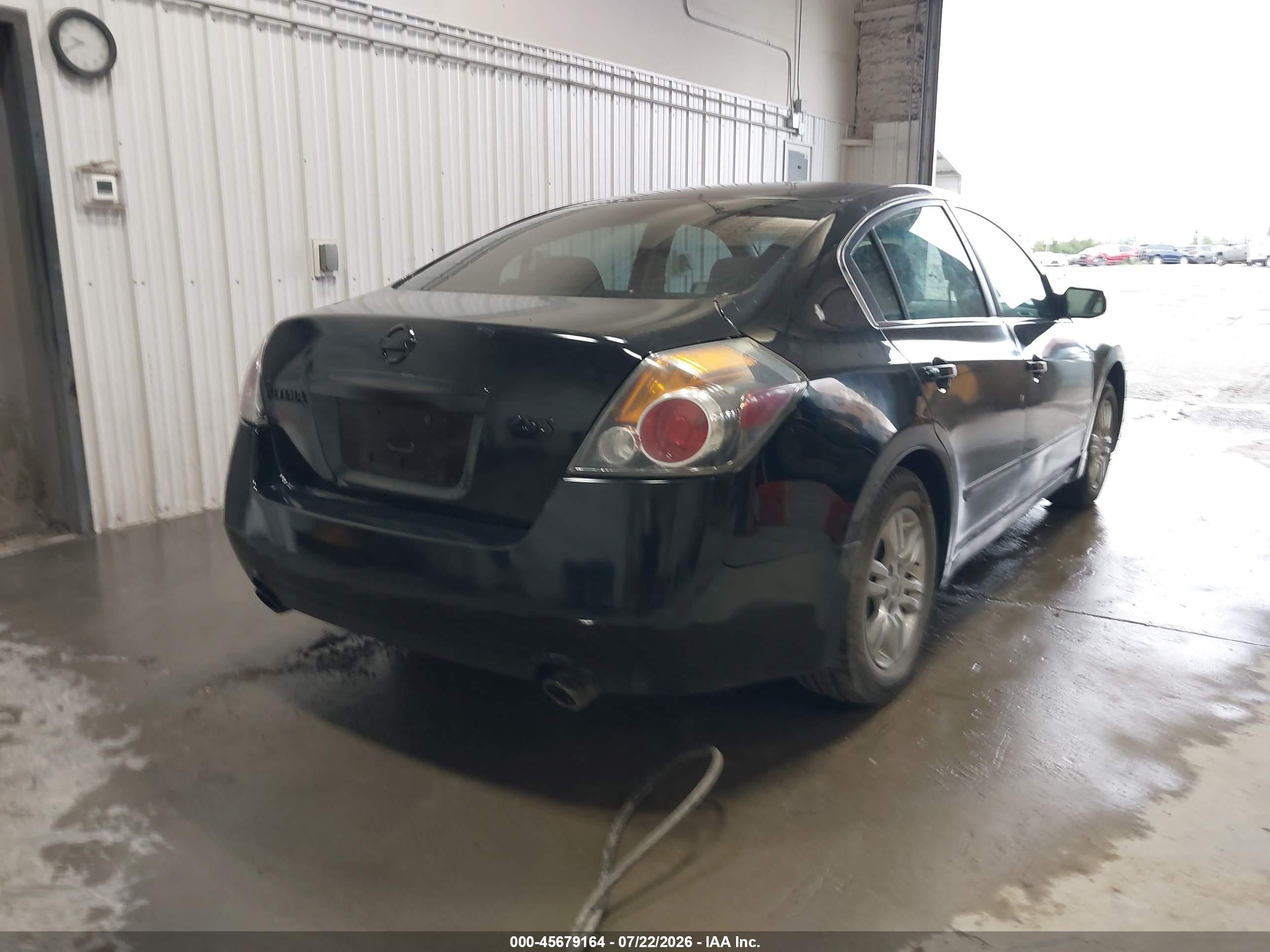 2012 Nissan Altima 2.5 S Black vin: 1N4AL2AP5CN568048