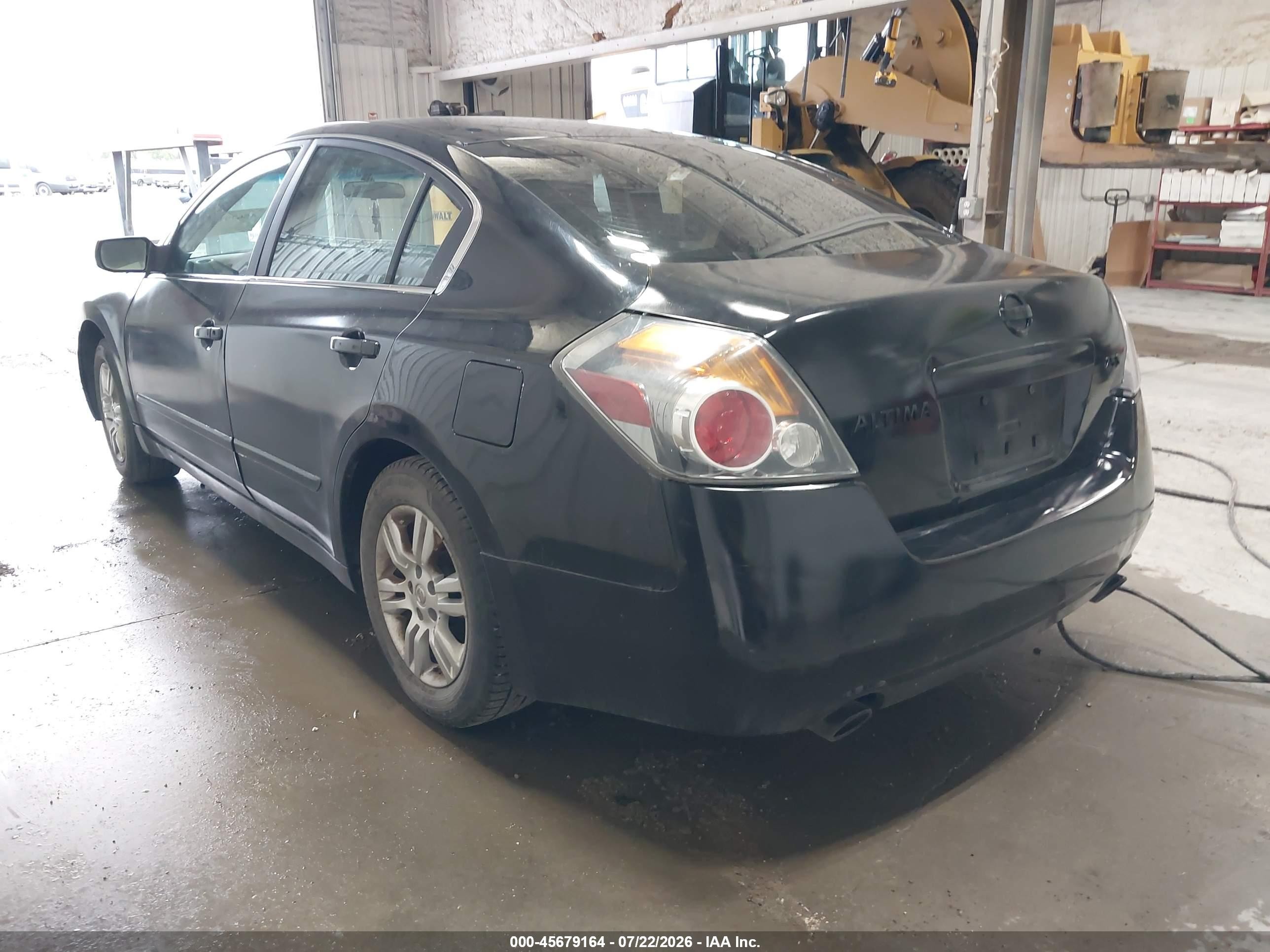 2012 Nissan Altima 2.5 S Black vin: 1N4AL2AP5CN568048