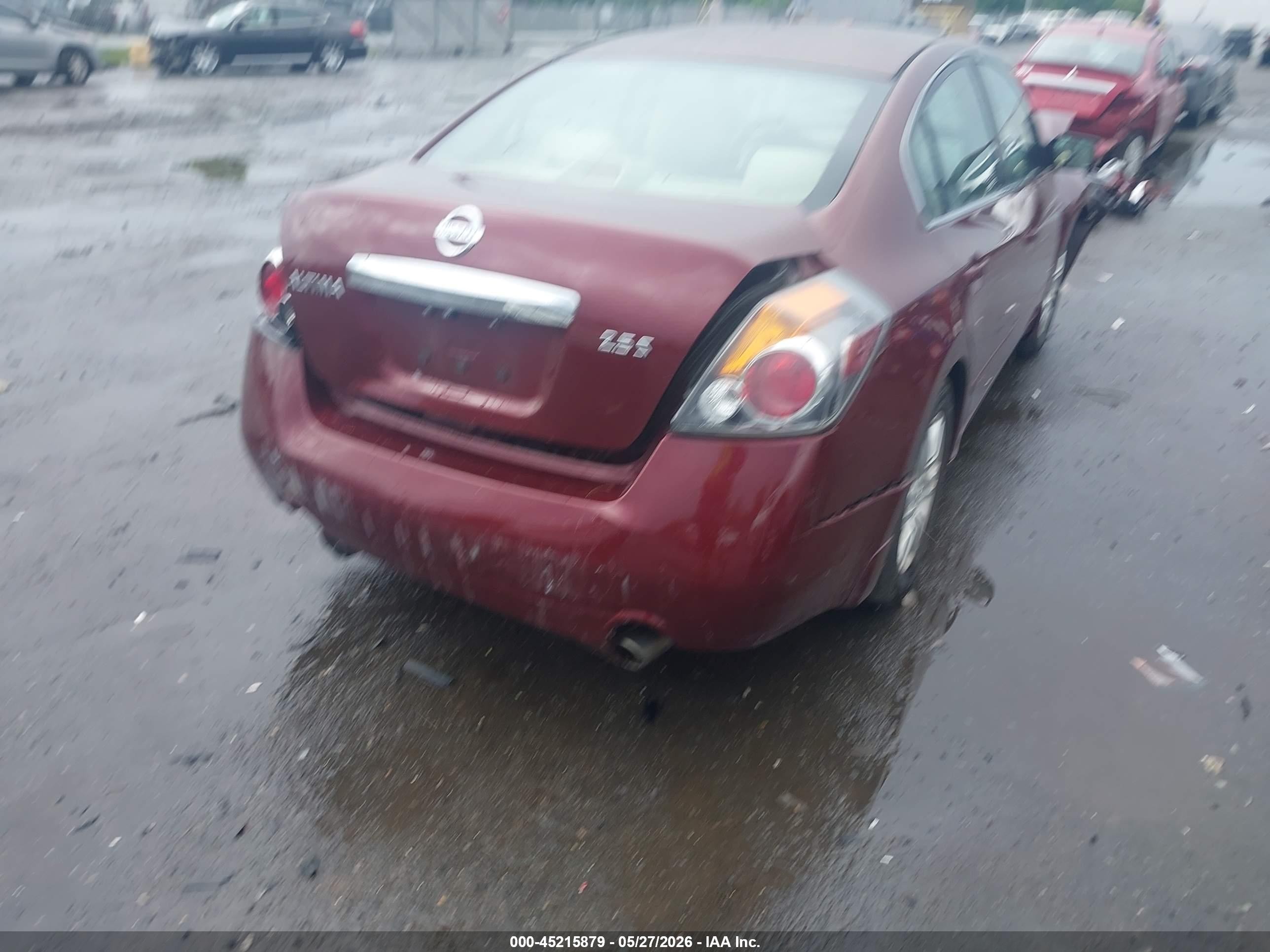2010 Nissan Altima 2.5 S Burgundy vin: 1N4AL2AP6AC186846