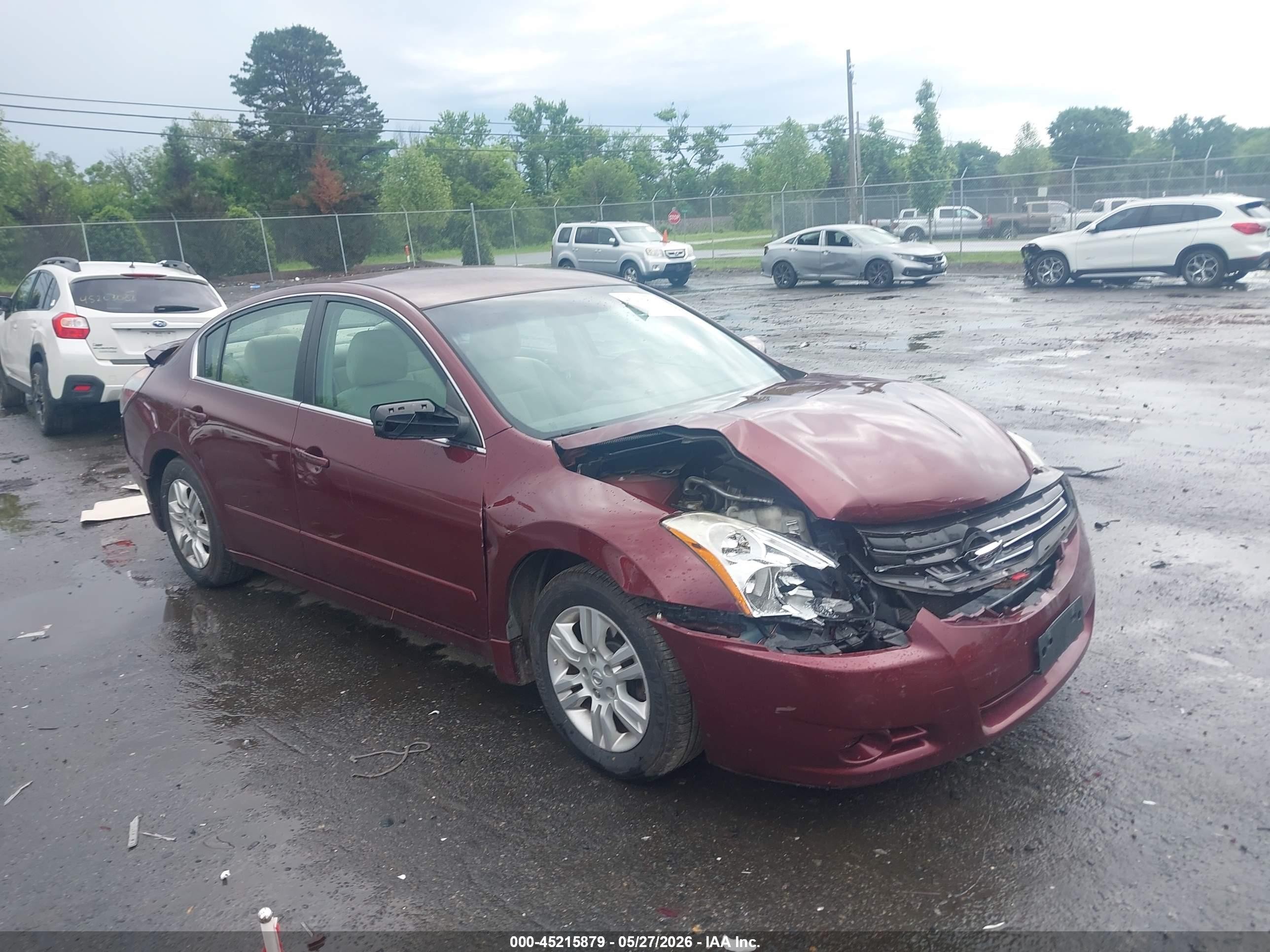 2010 Nissan Altima 2.5 S Burgundy vin: 1N4AL2AP6AC186846