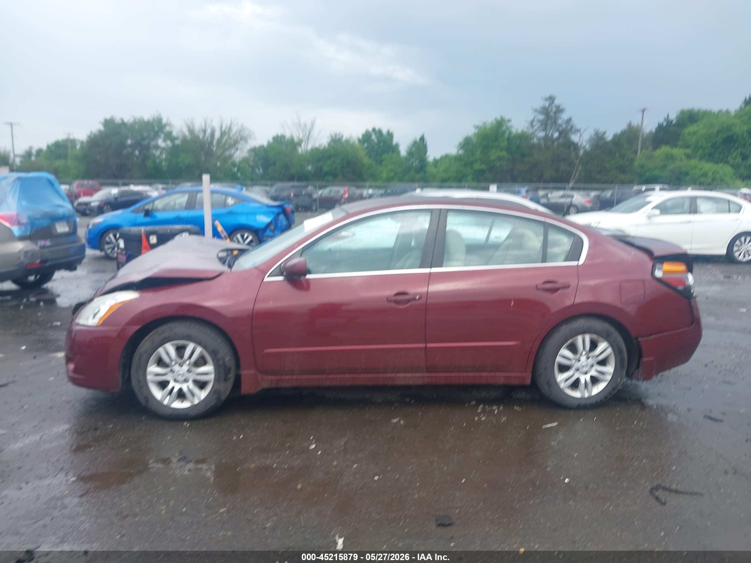 2010 Nissan Altima 2.5 S Burgundy vin: 1N4AL2AP6AC186846