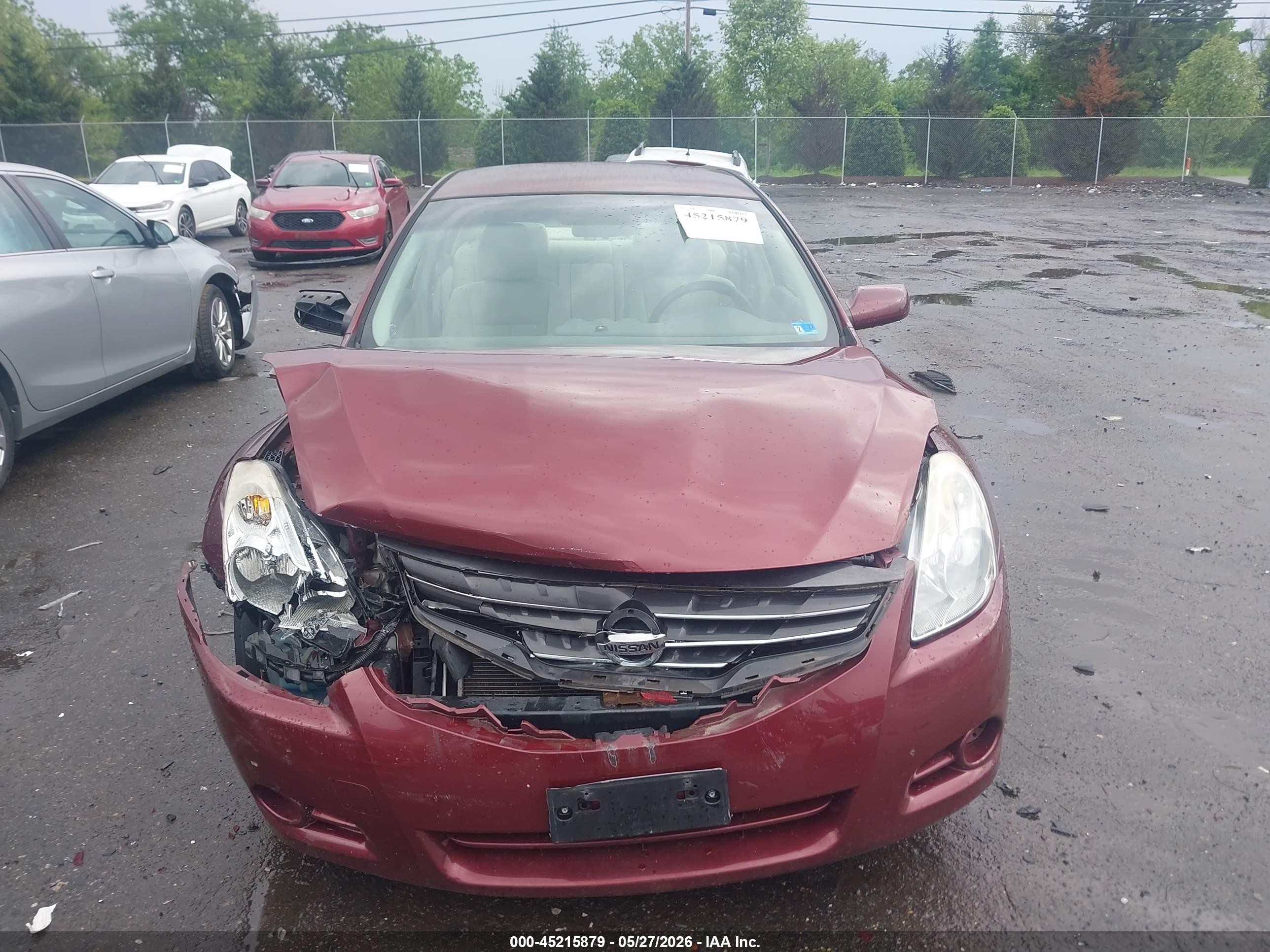 2010 Nissan Altima 2.5 S Burgundy vin: 1N4AL2AP6AC186846