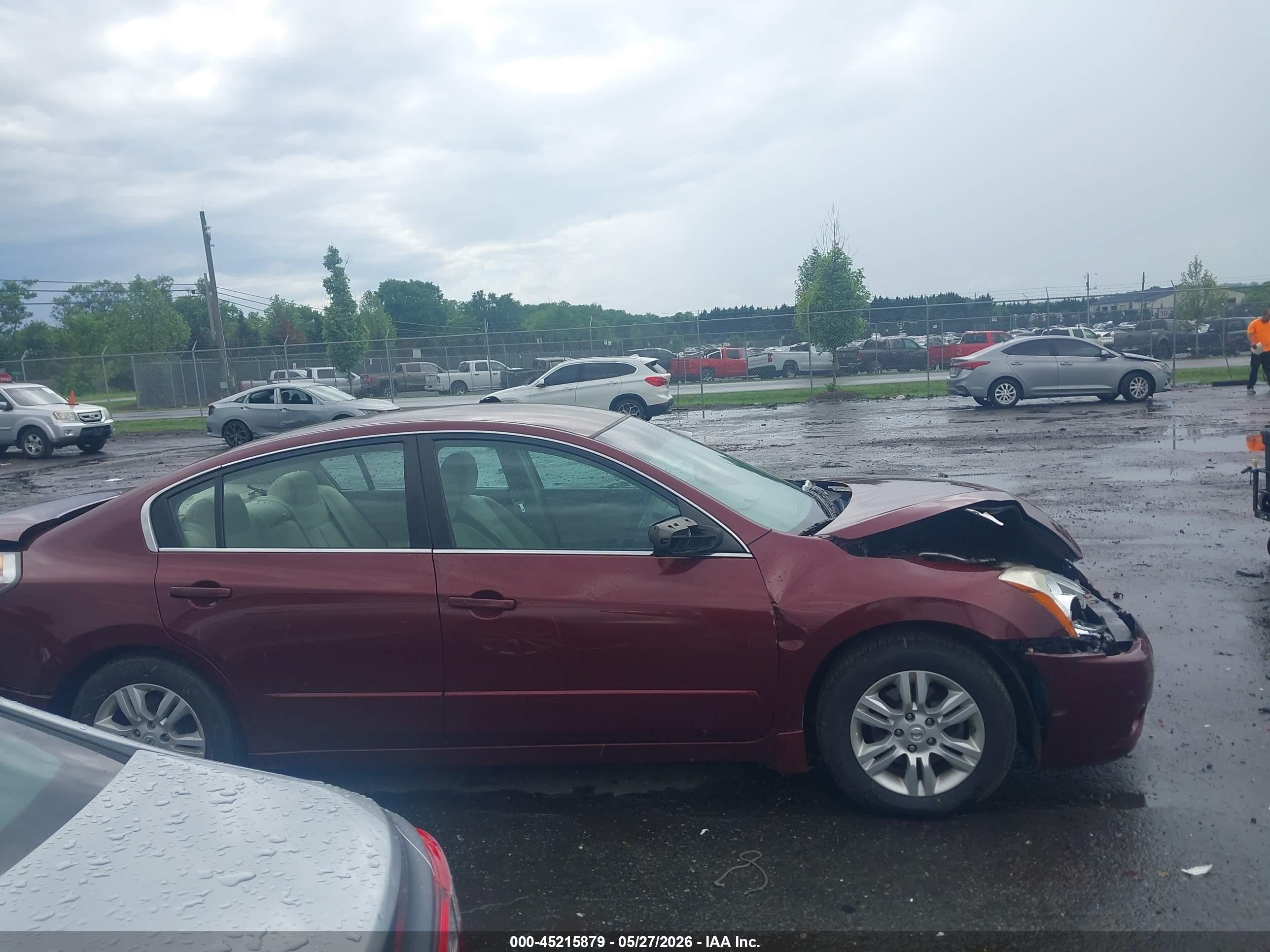 2010 Nissan Altima 2.5 S Burgundy vin: 1N4AL2AP6AC186846