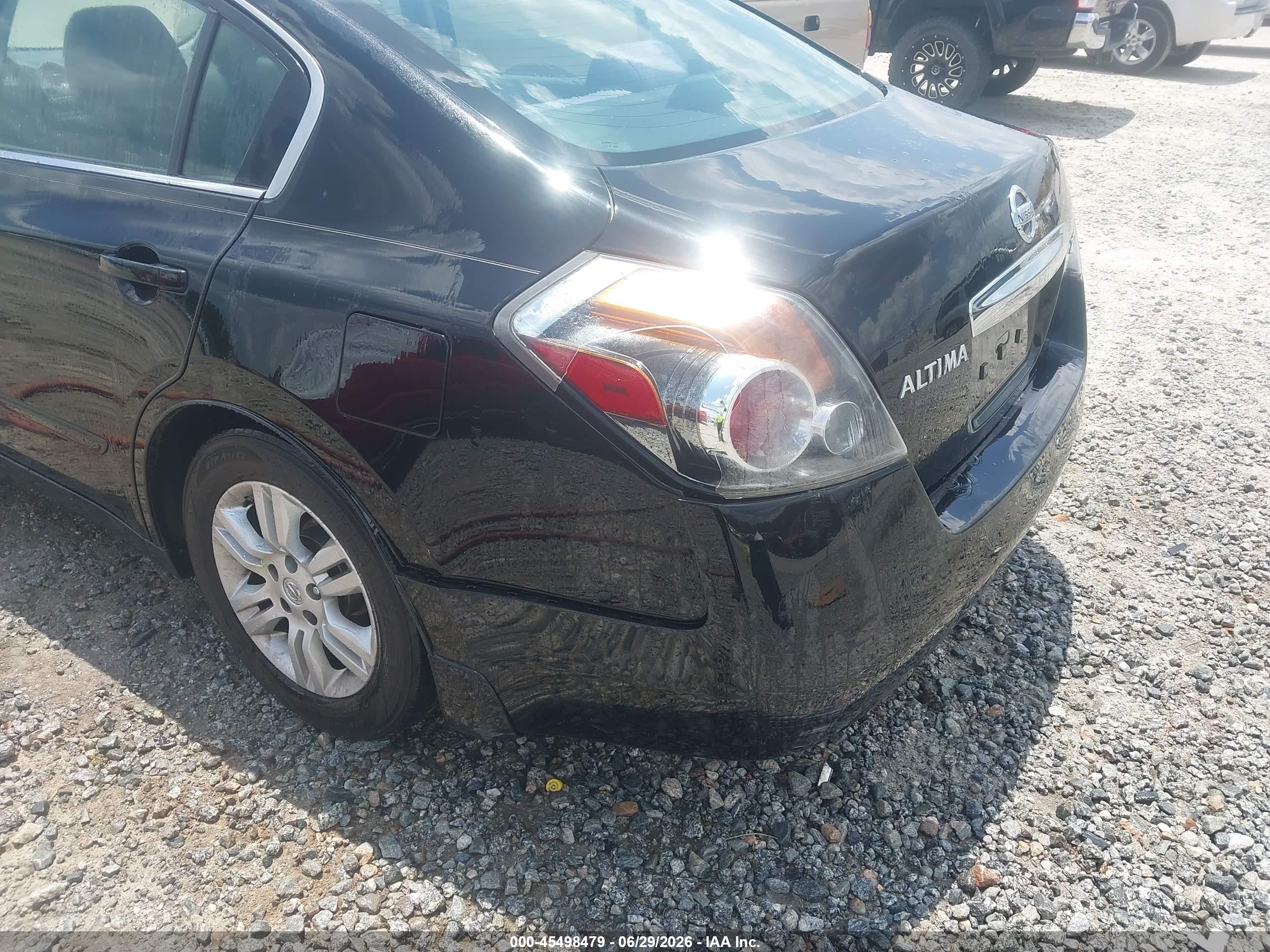 2010 Nissan Altima 2.5 S Черный vin: 1N4AL2AP6AN400691