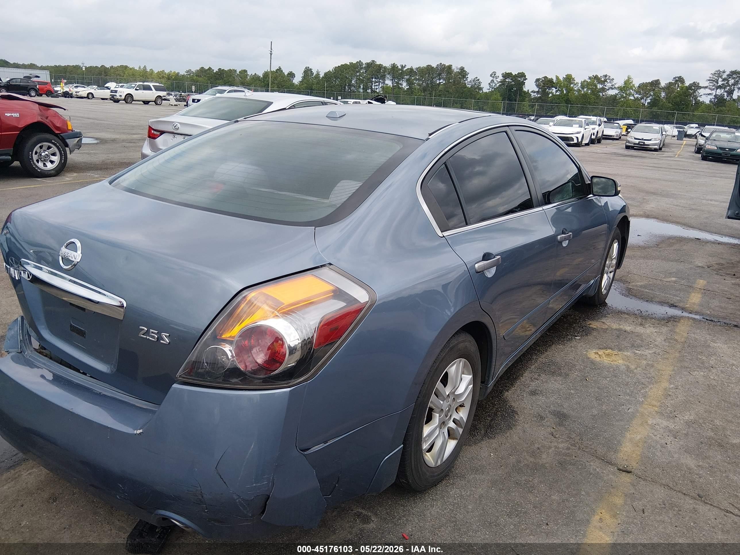 2010 Nissan Altima 2.5 S Blue vin: 1N4AL2AP6AN409682