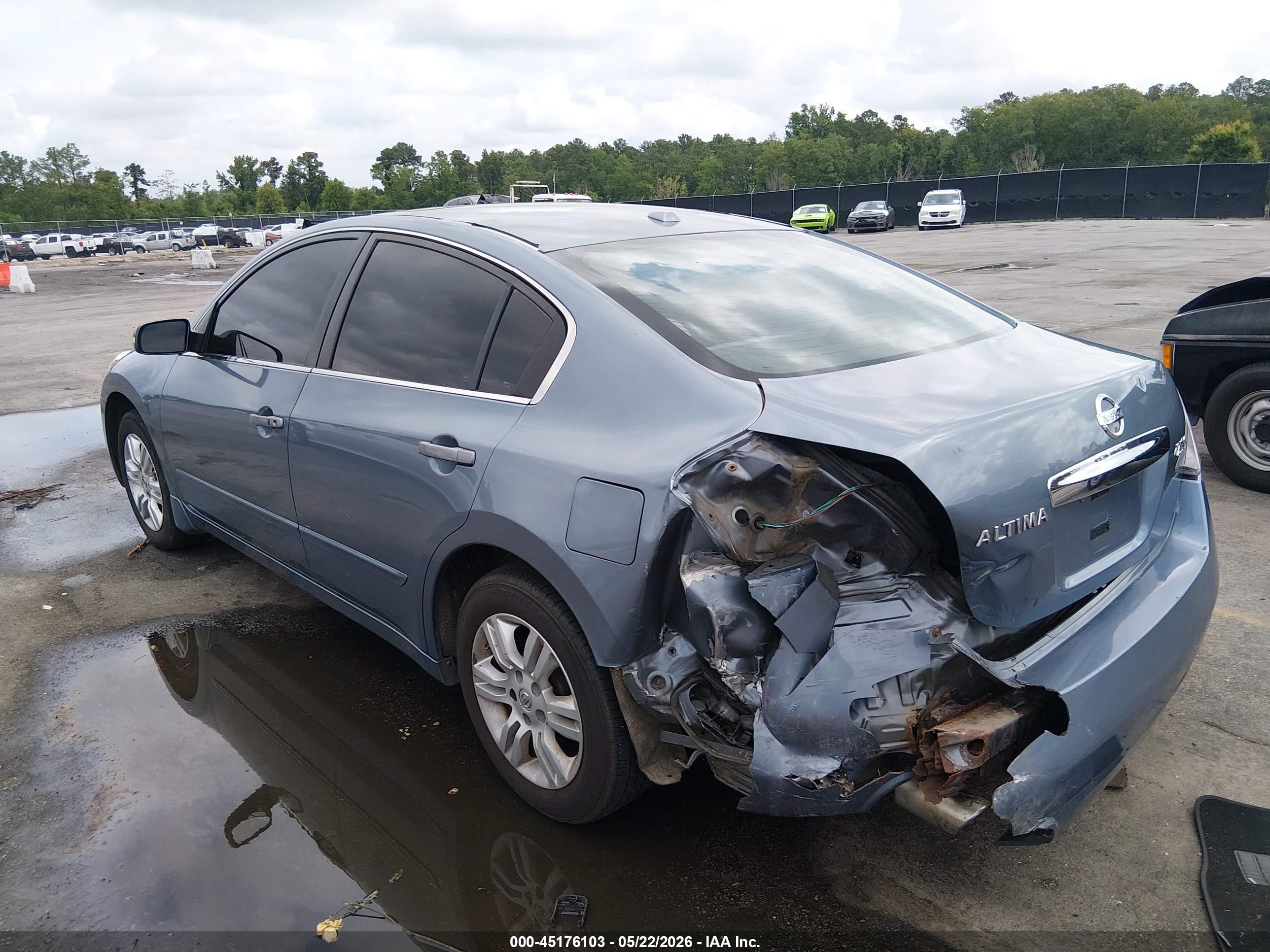 2010 Nissan Altima 2.5 S Blue vin: 1N4AL2AP6AN409682