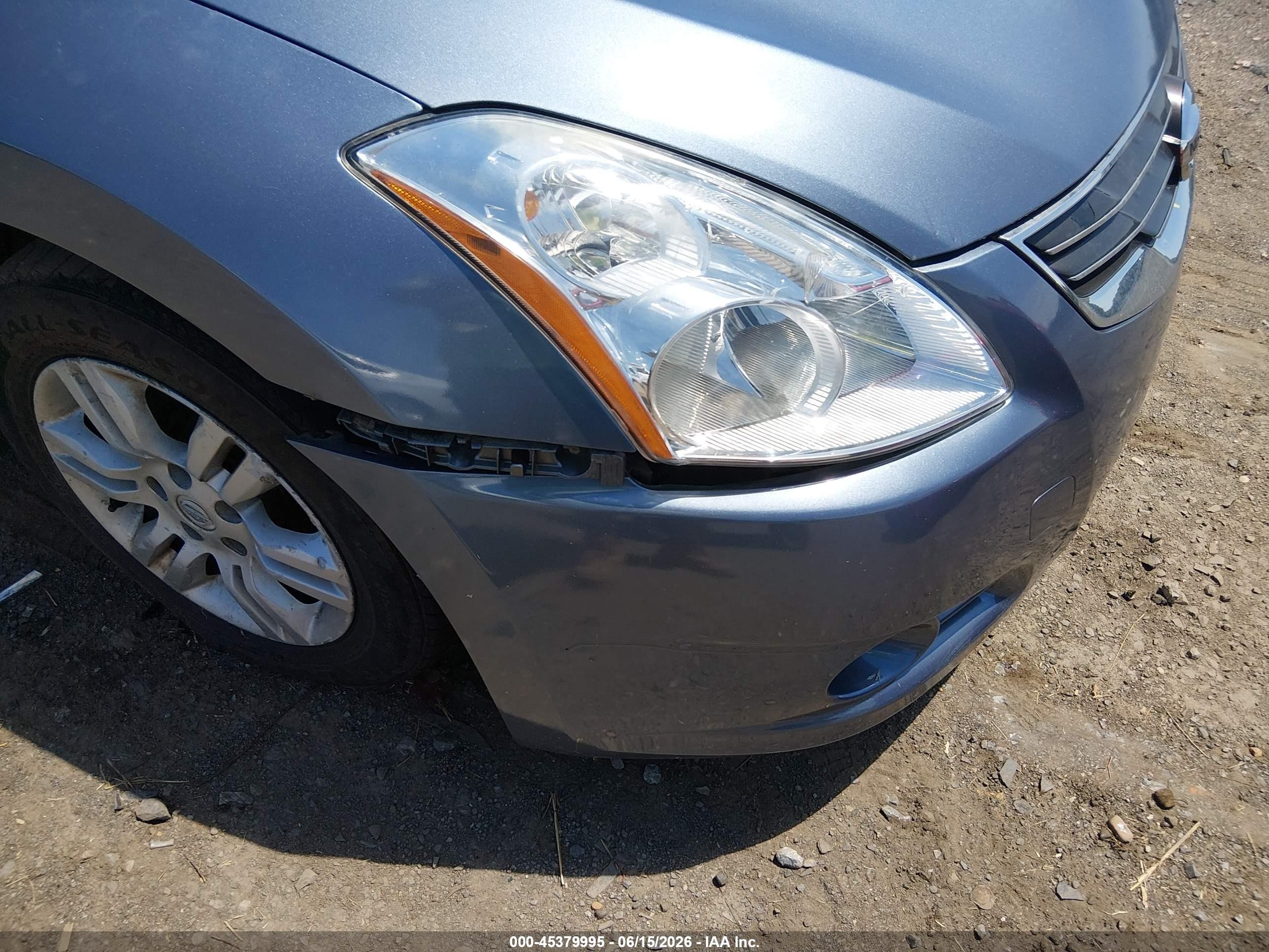 2010 Nissan Altima 2.5 S Blue vin: 1N4AL2AP6AN425834