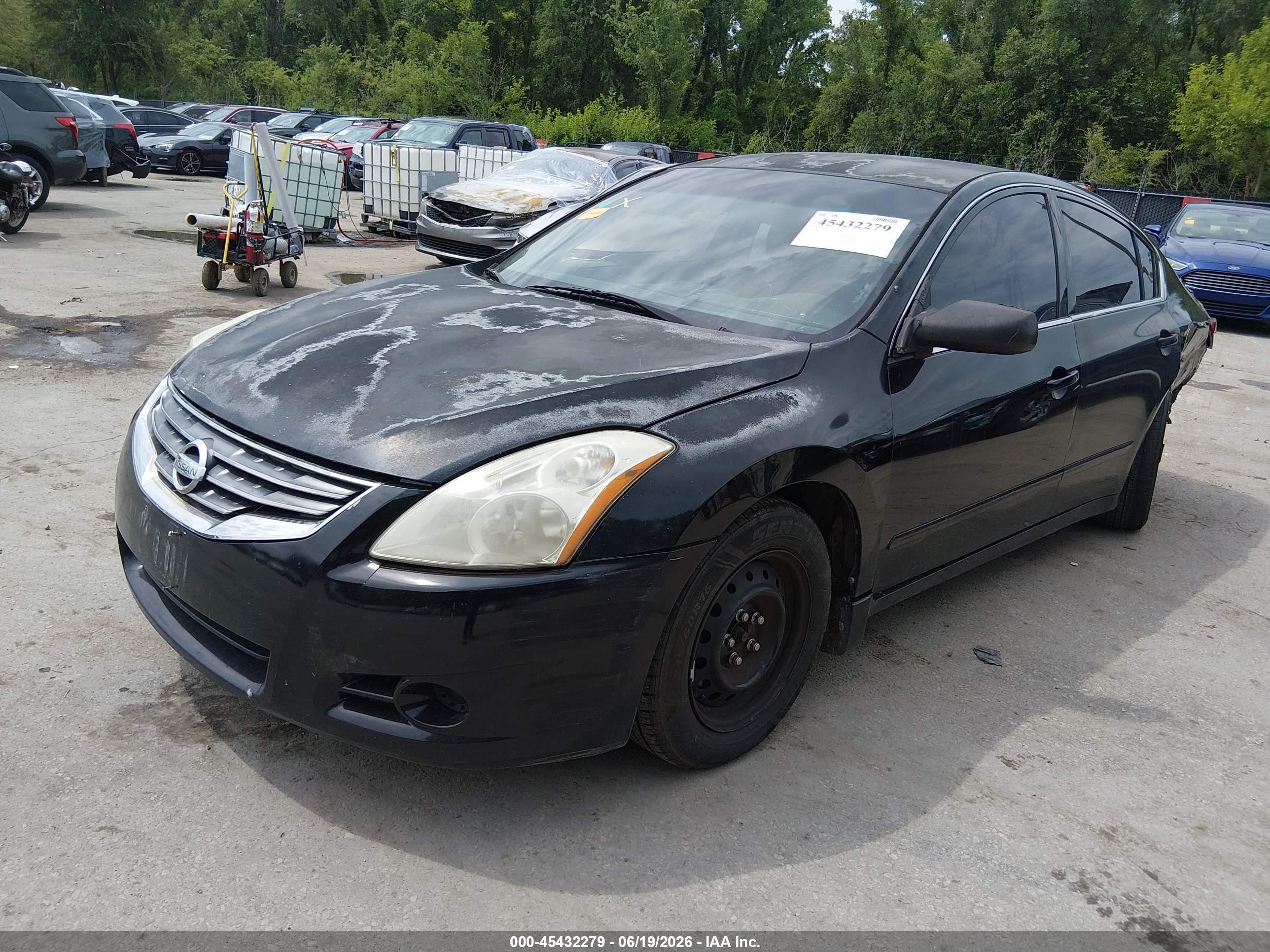 2010 Nissan Altima 2.5 S Черный vin: 1N4AL2AP6AN434470
