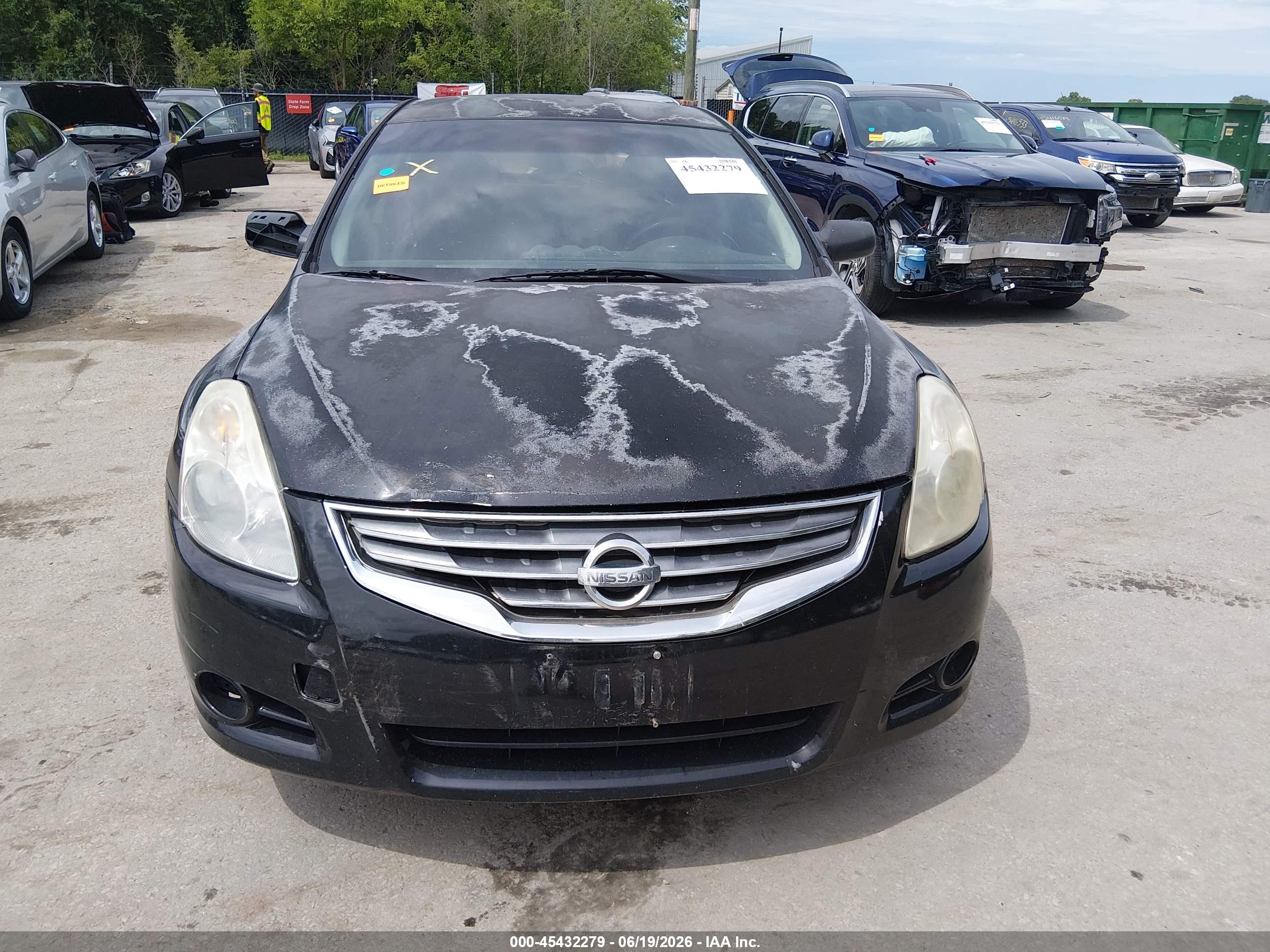 2010 Nissan Altima 2.5 S Черный vin: 1N4AL2AP6AN434470