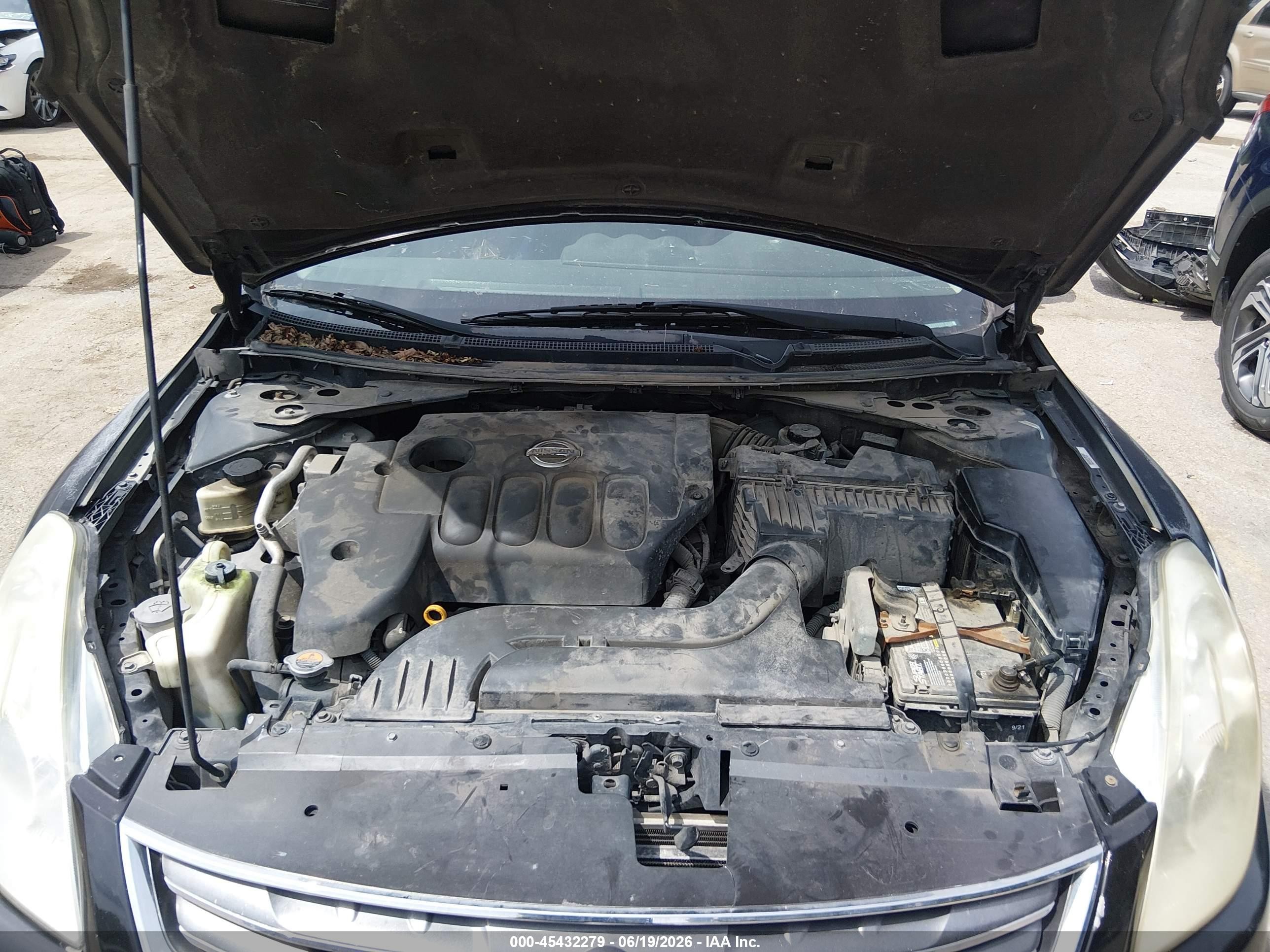 2010 Nissan Altima 2.5 S Черный vin: 1N4AL2AP6AN434470
