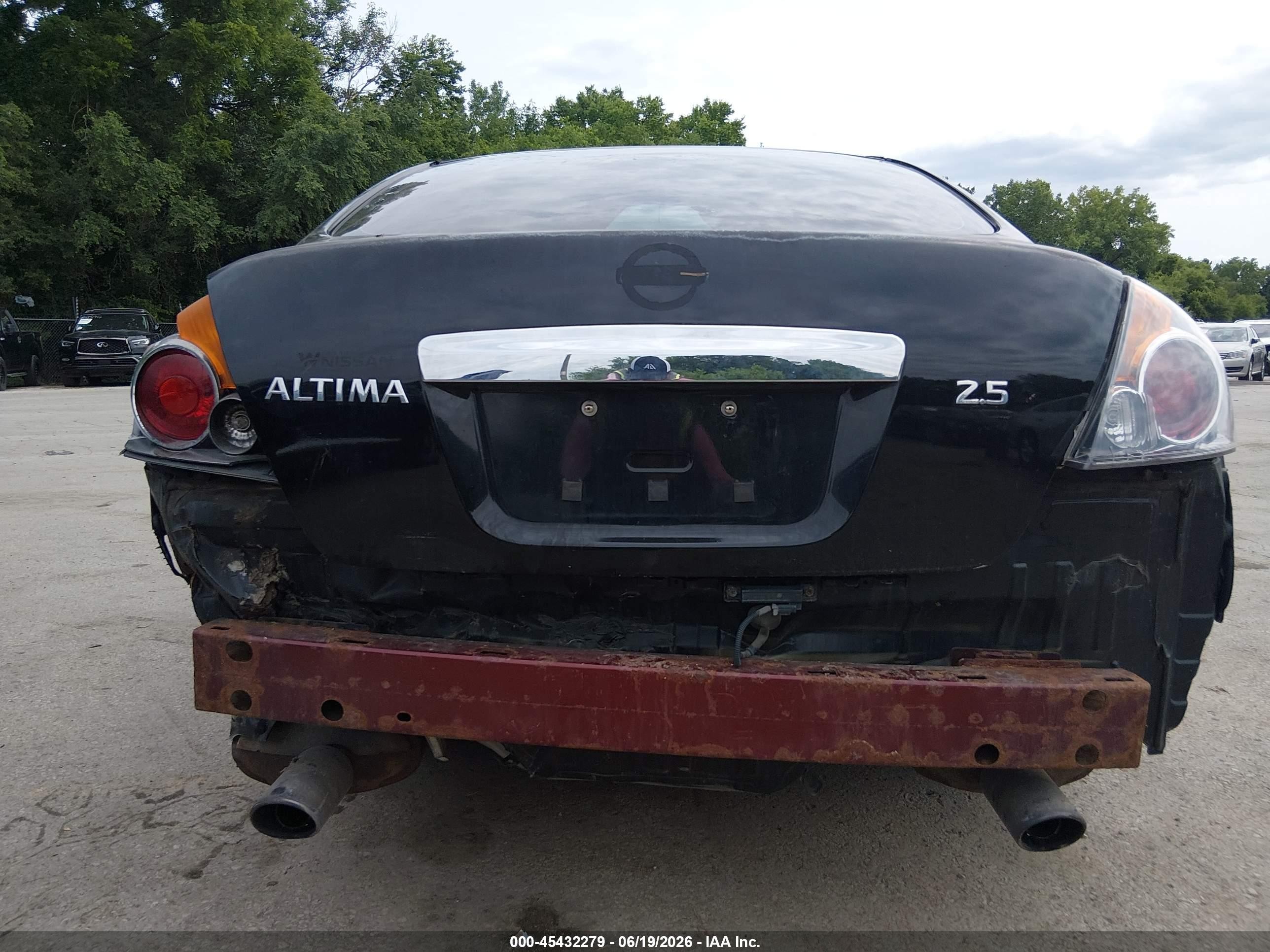 2010 Nissan Altima 2.5 S Черный vin: 1N4AL2AP6AN434470