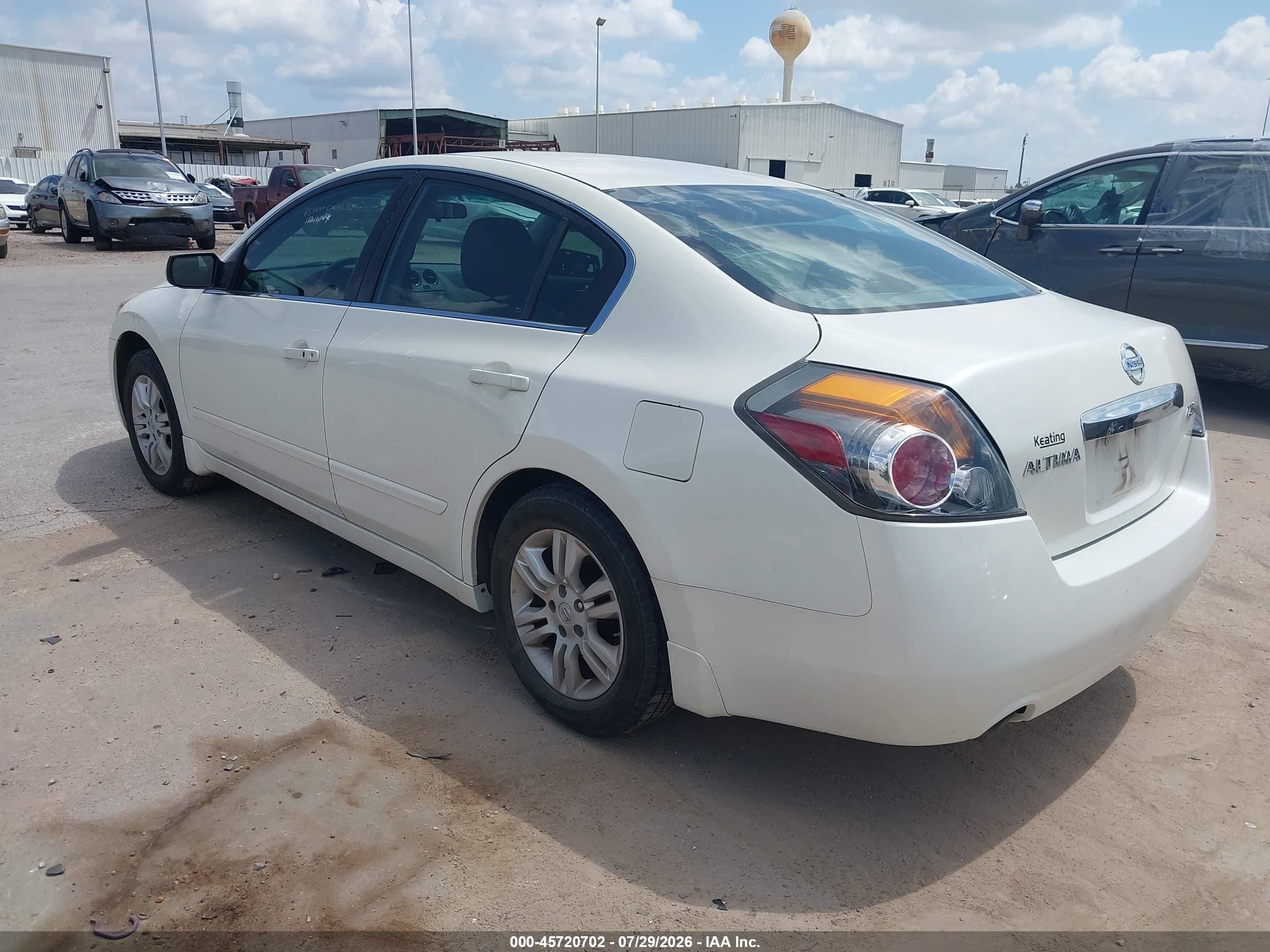 2010 Nissan Altima 2.5 S White vin: 1N4AL2AP6AN456923