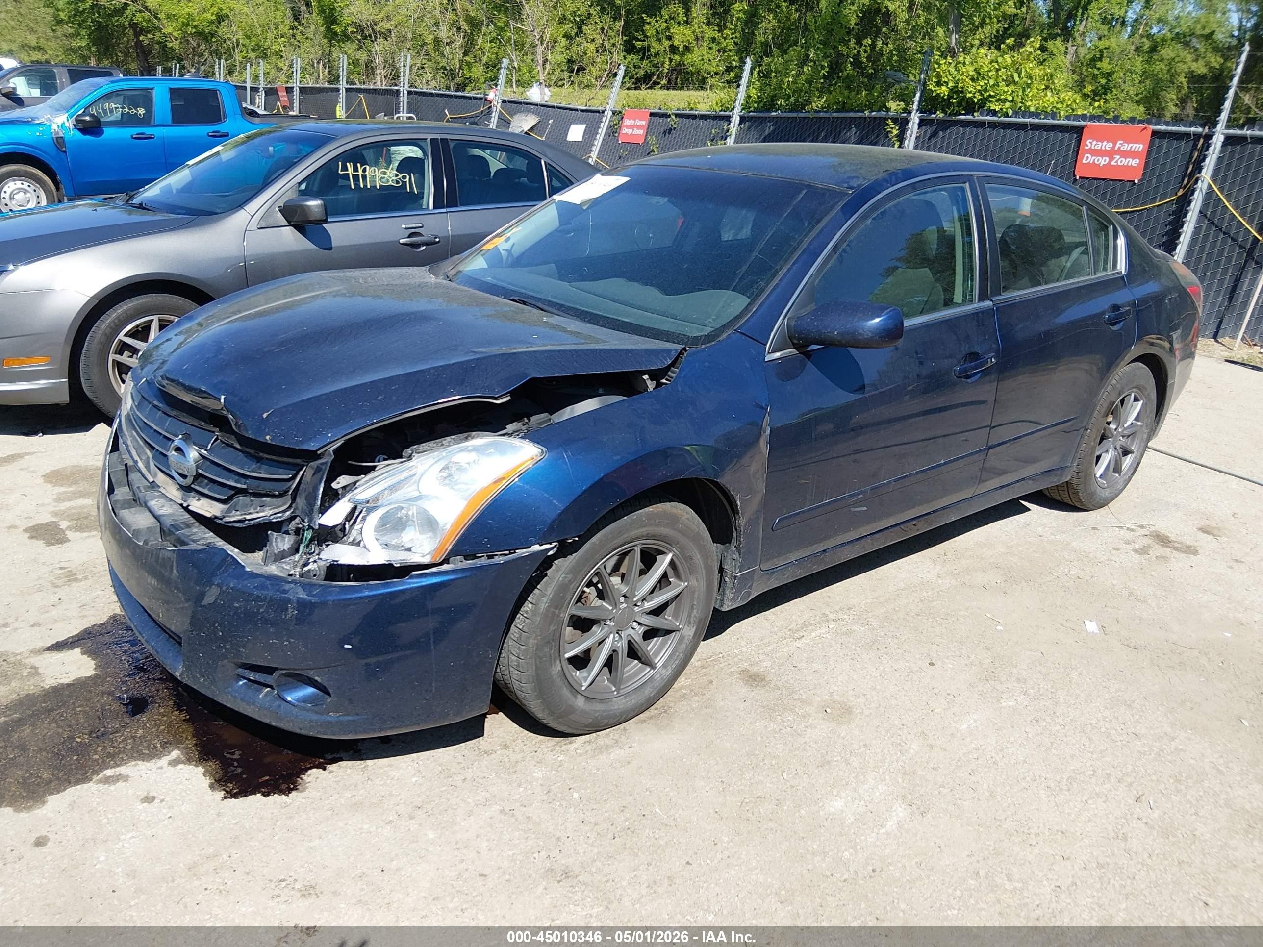 2010 Nissan Altima 2.5 S Dark Blue vin: 1N4AL2AP6AN460177
