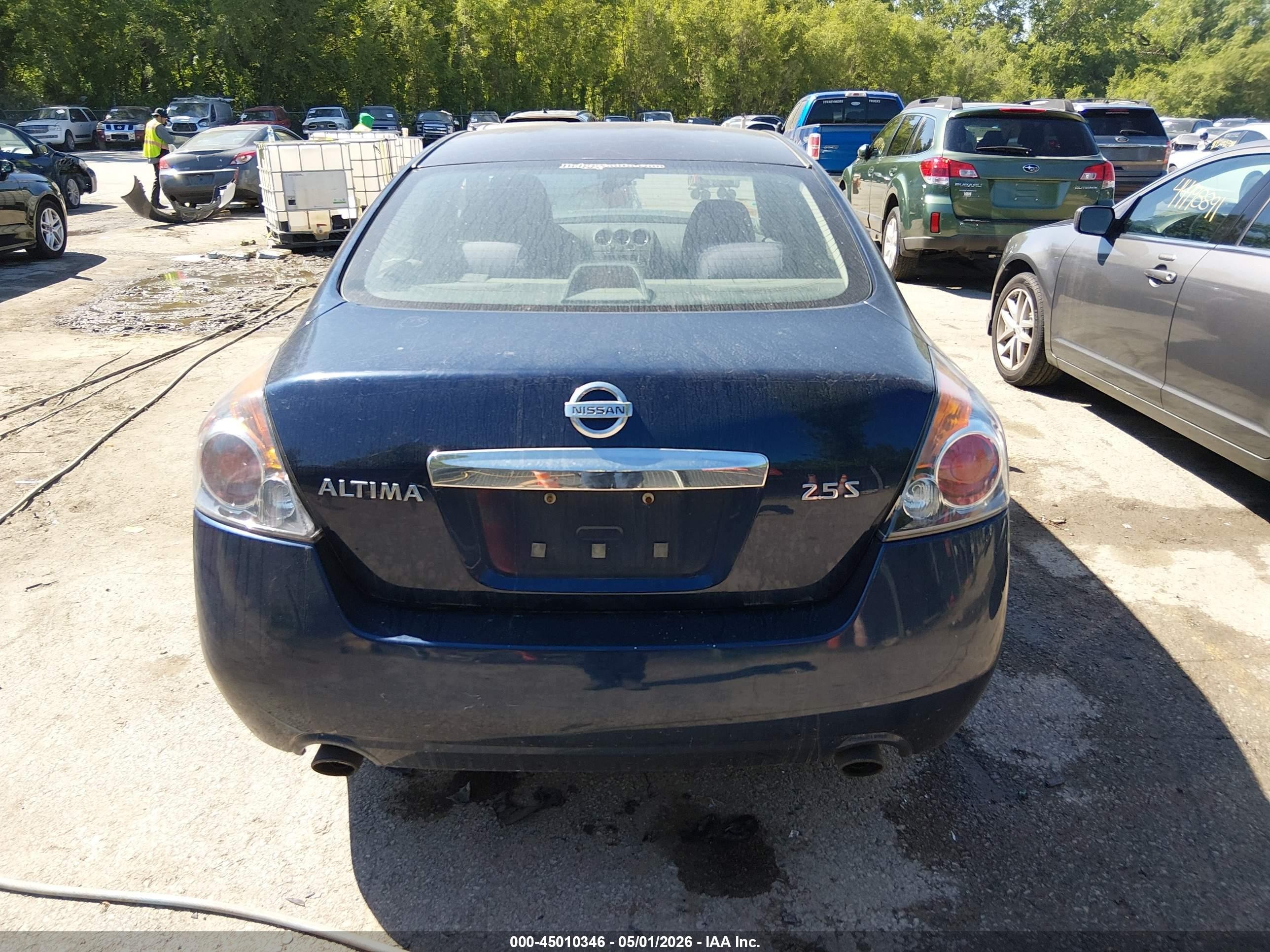 2010 Nissan Altima 2.5 S Dark Blue vin: 1N4AL2AP6AN460177
