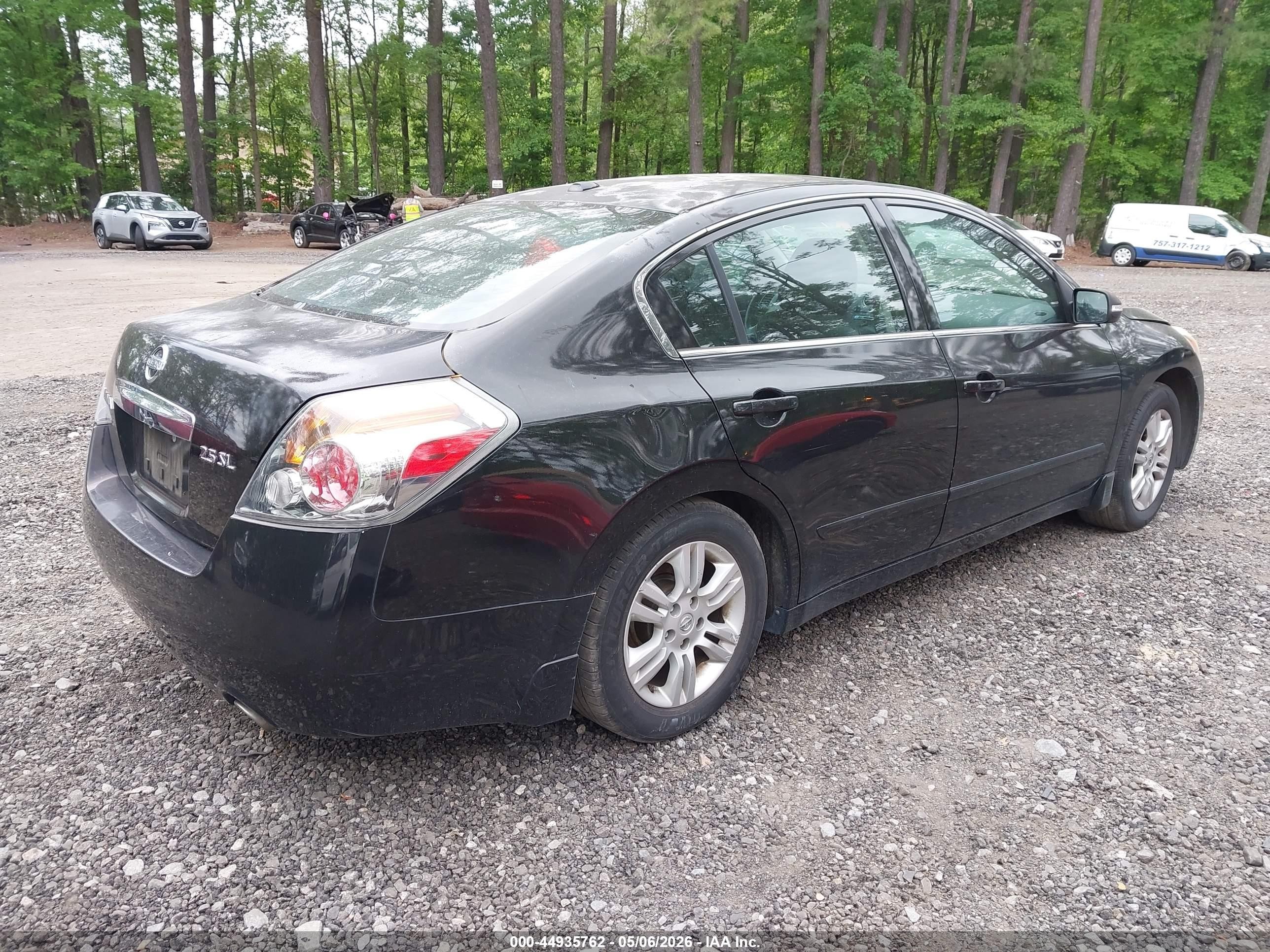 2010 Nissan Altima 2.5 S Черный vin: 1N4AL2AP6AN479621