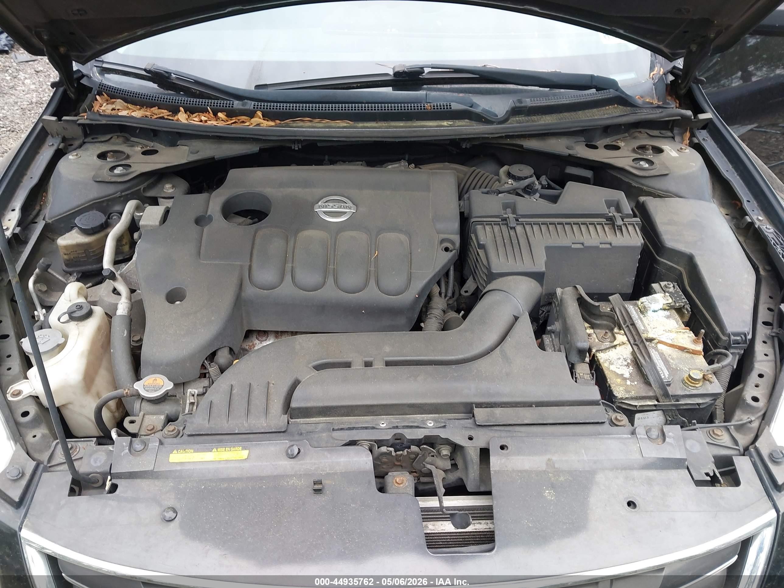 2010 Nissan Altima 2.5 S Черный vin: 1N4AL2AP6AN479621
