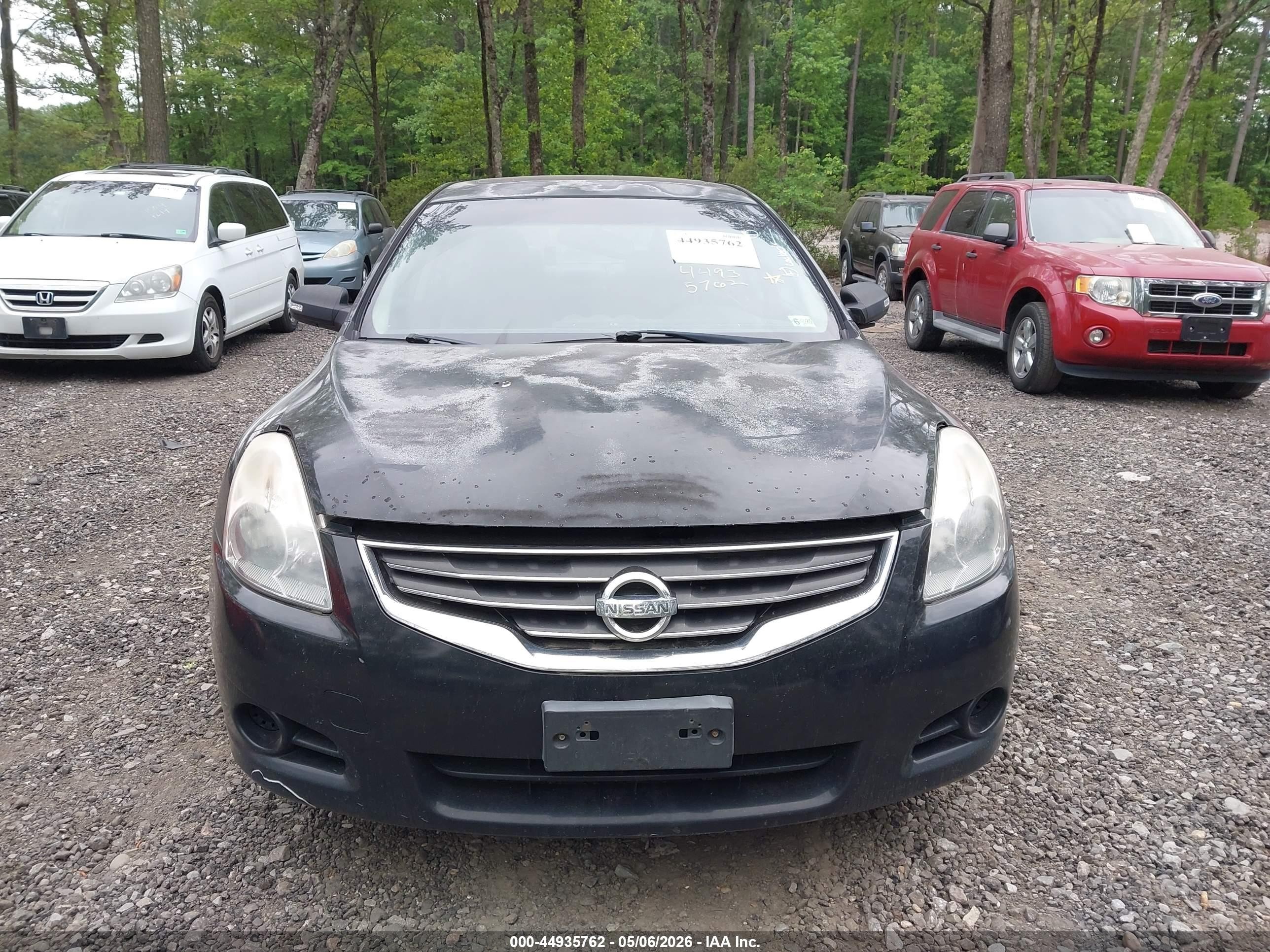2010 Nissan Altima 2.5 S Черный vin: 1N4AL2AP6AN479621