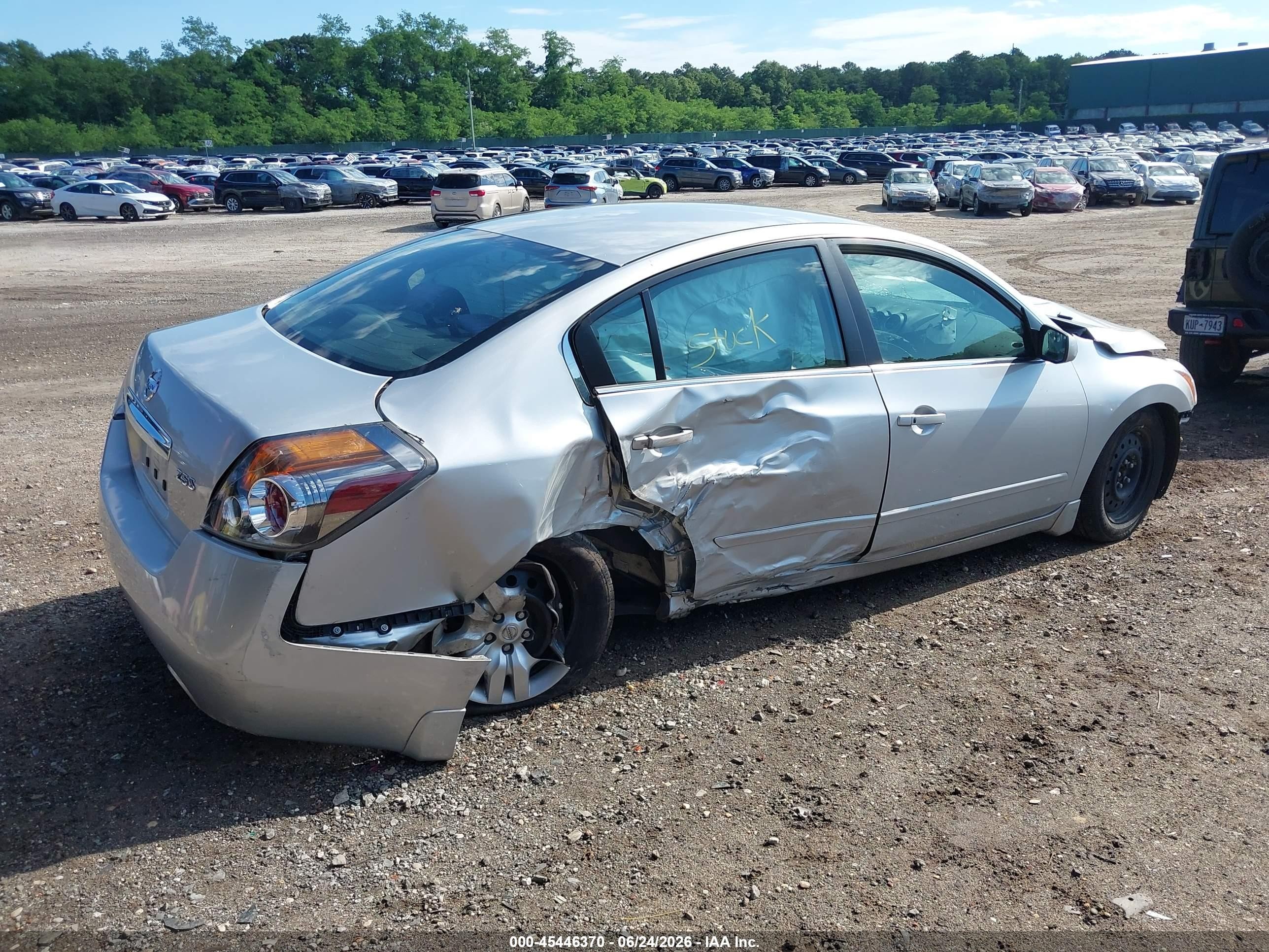 2010 Nissan Altima 2.5 S Серый vin: 1N4AL2AP6AN481109