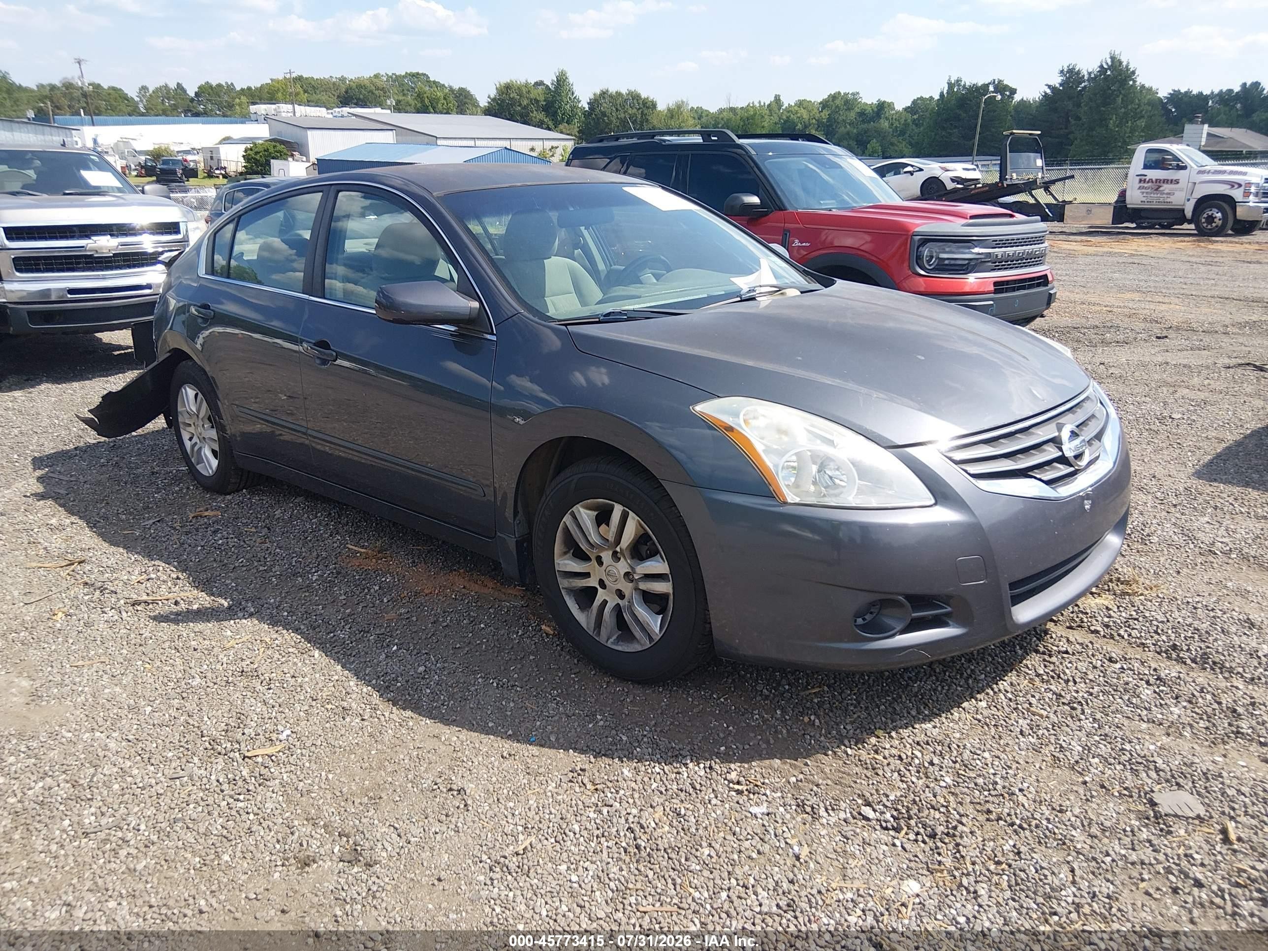 2010 Nissan Altima 2.5 S Gray vin: 1N4AL2AP6AN503318