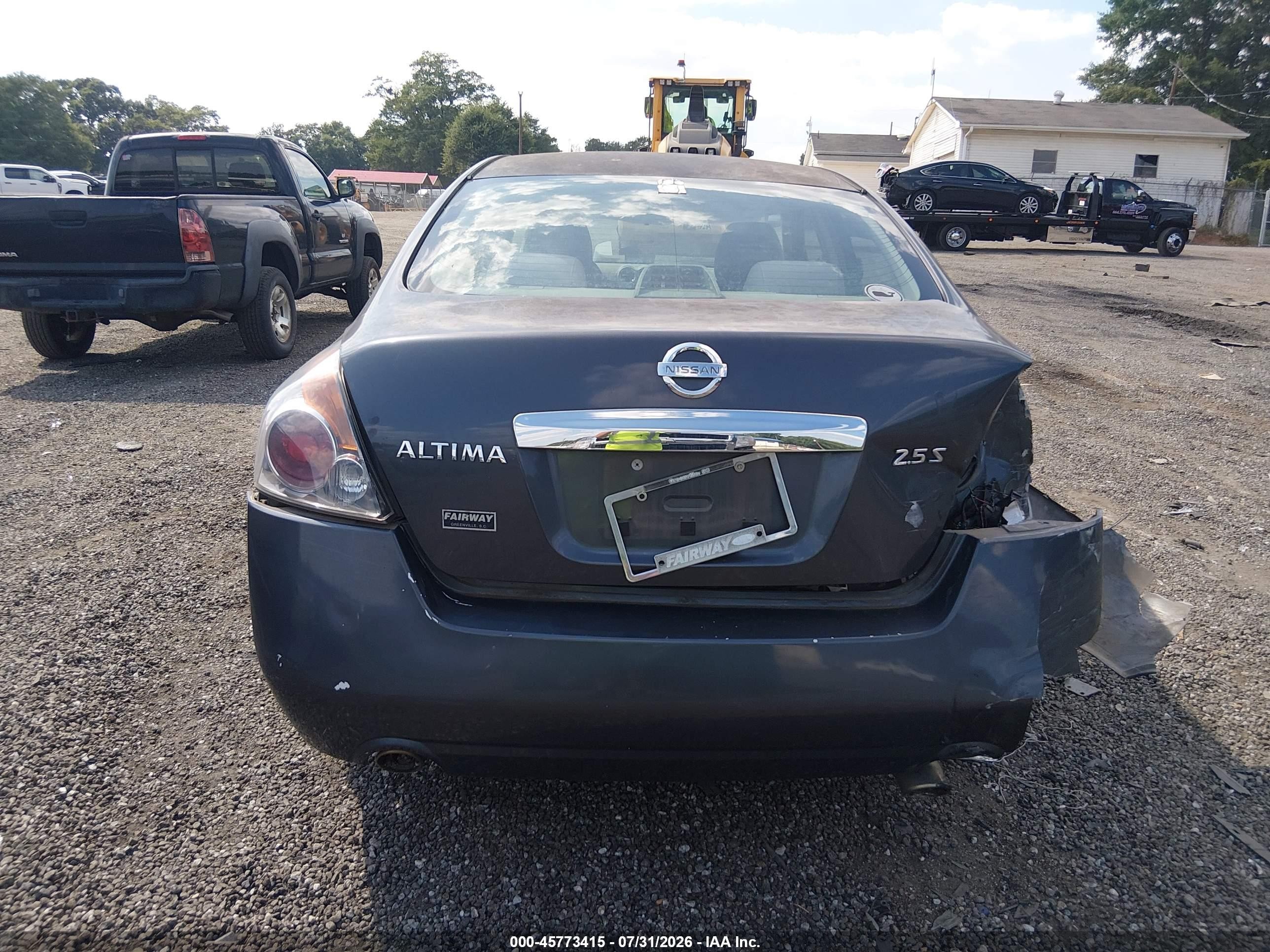2010 Nissan Altima 2.5 S Gray vin: 1N4AL2AP6AN503318