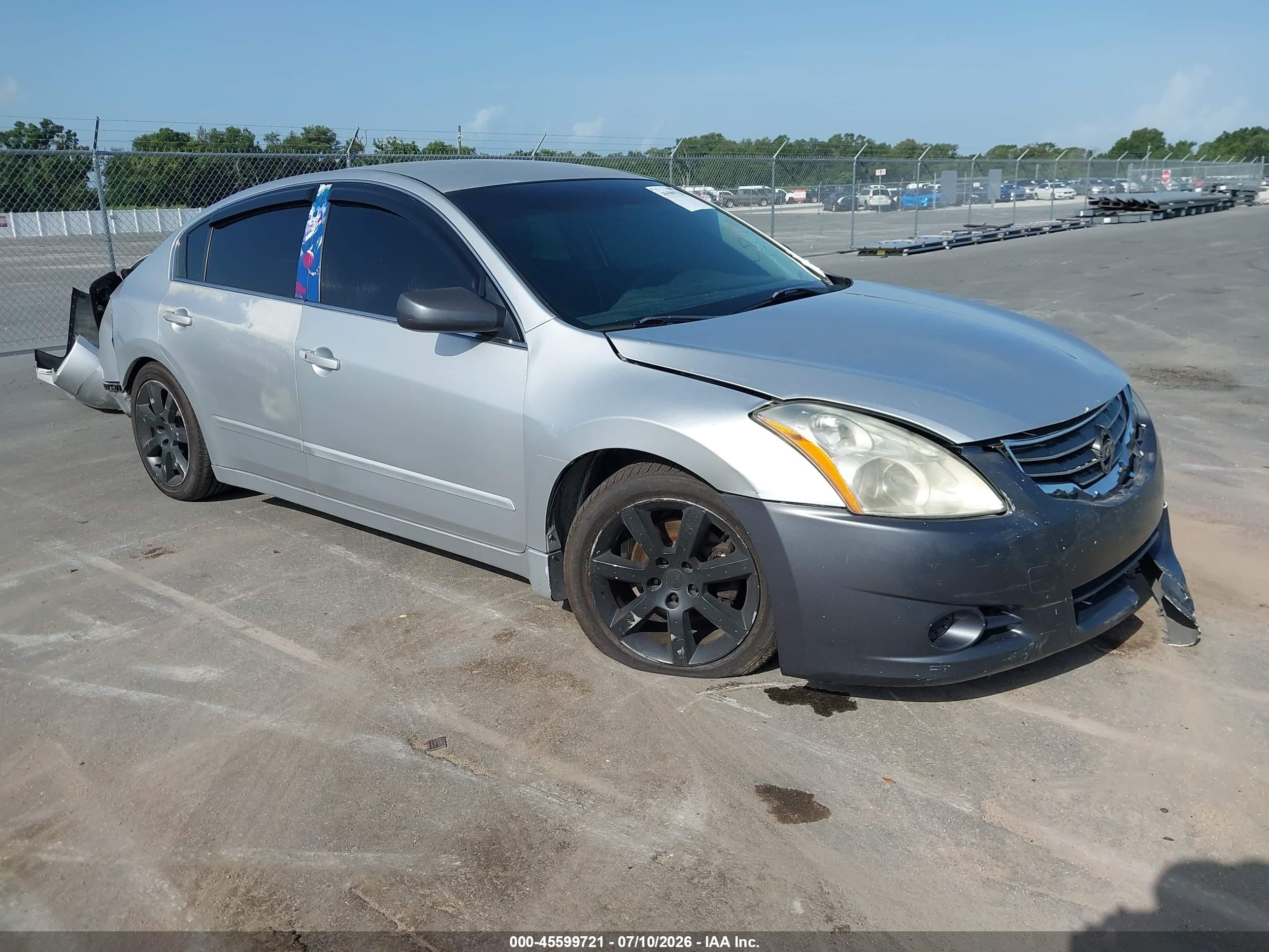 2010 Nissan Altima 2.5 S Silver vin: 1N4AL2AP6AN517624