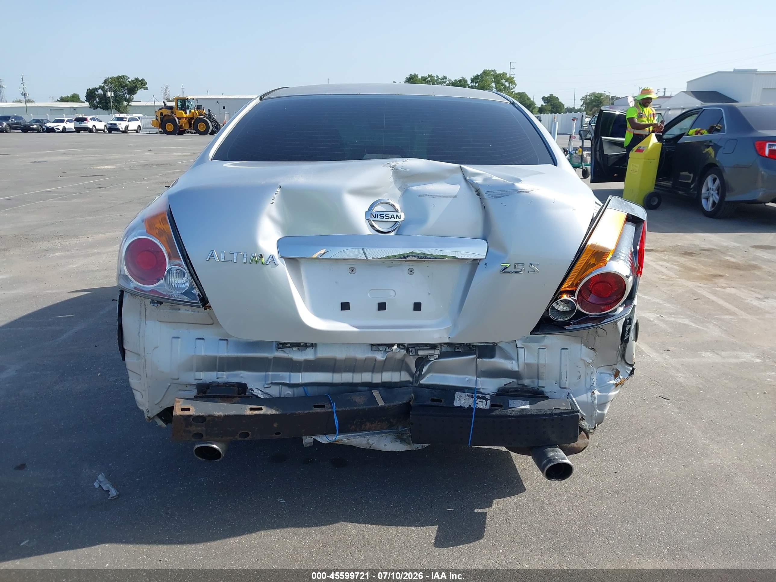 2010 Nissan Altima 2.5 S Серебряный vin: 1N4AL2AP6AN517624