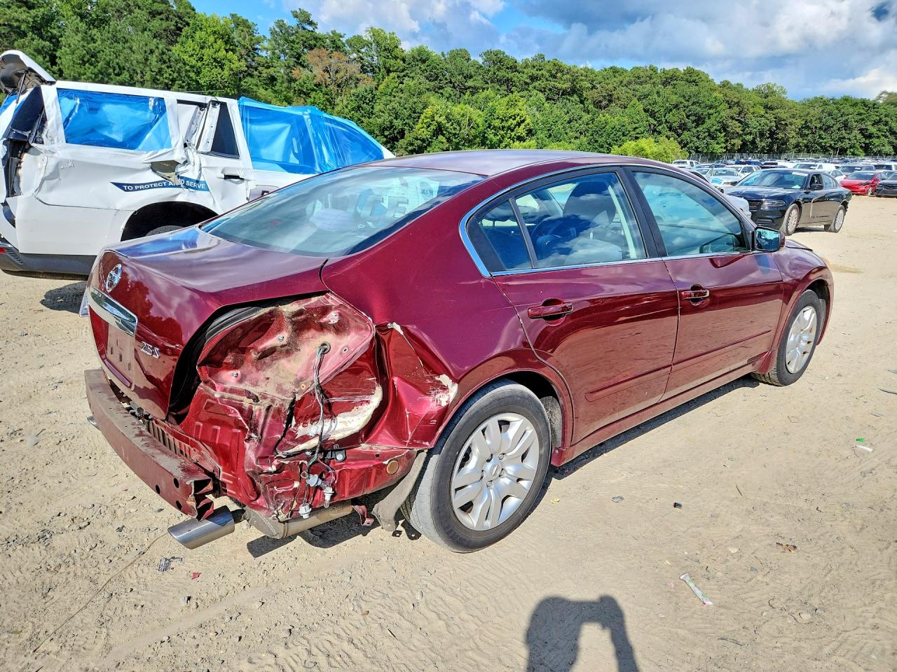 2010 Nissan Altima 2.5 Maroon vin: 1N4AL2AP6AN526288