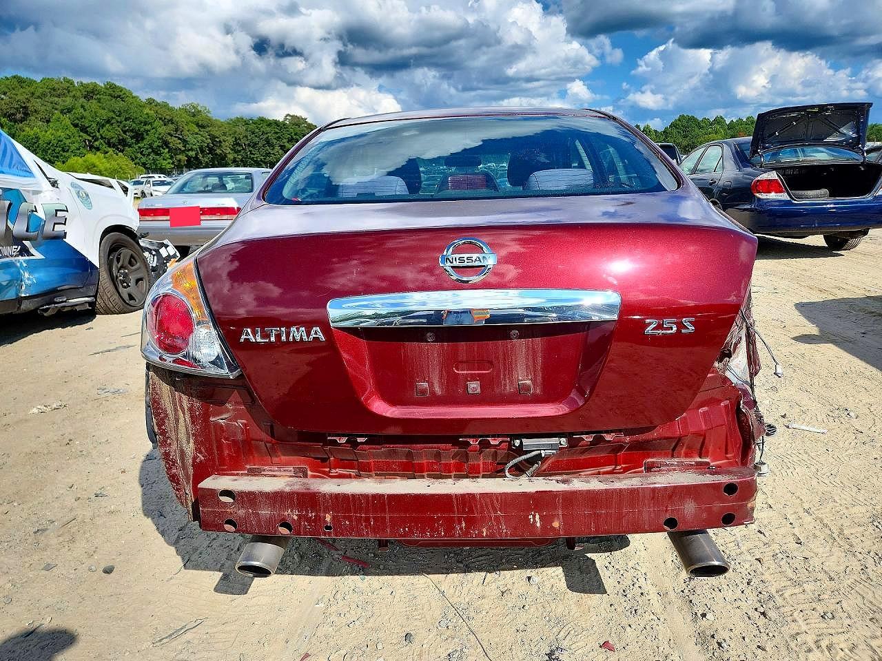 2010 Nissan Altima 2.5 Maroon vin: 1N4AL2AP6AN526288