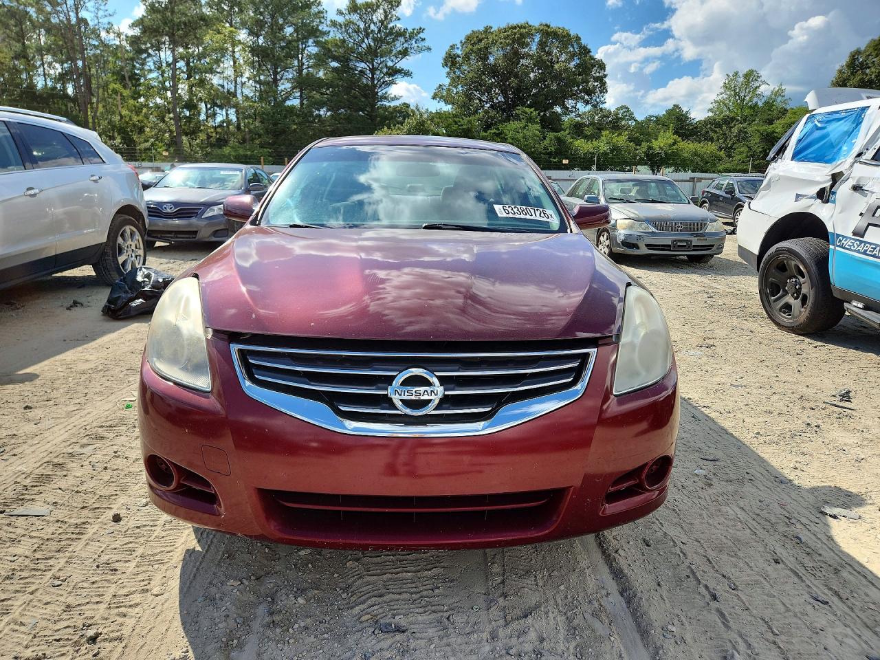 2010 Nissan Altima 2.5 Maroon vin: 1N4AL2AP6AN526288