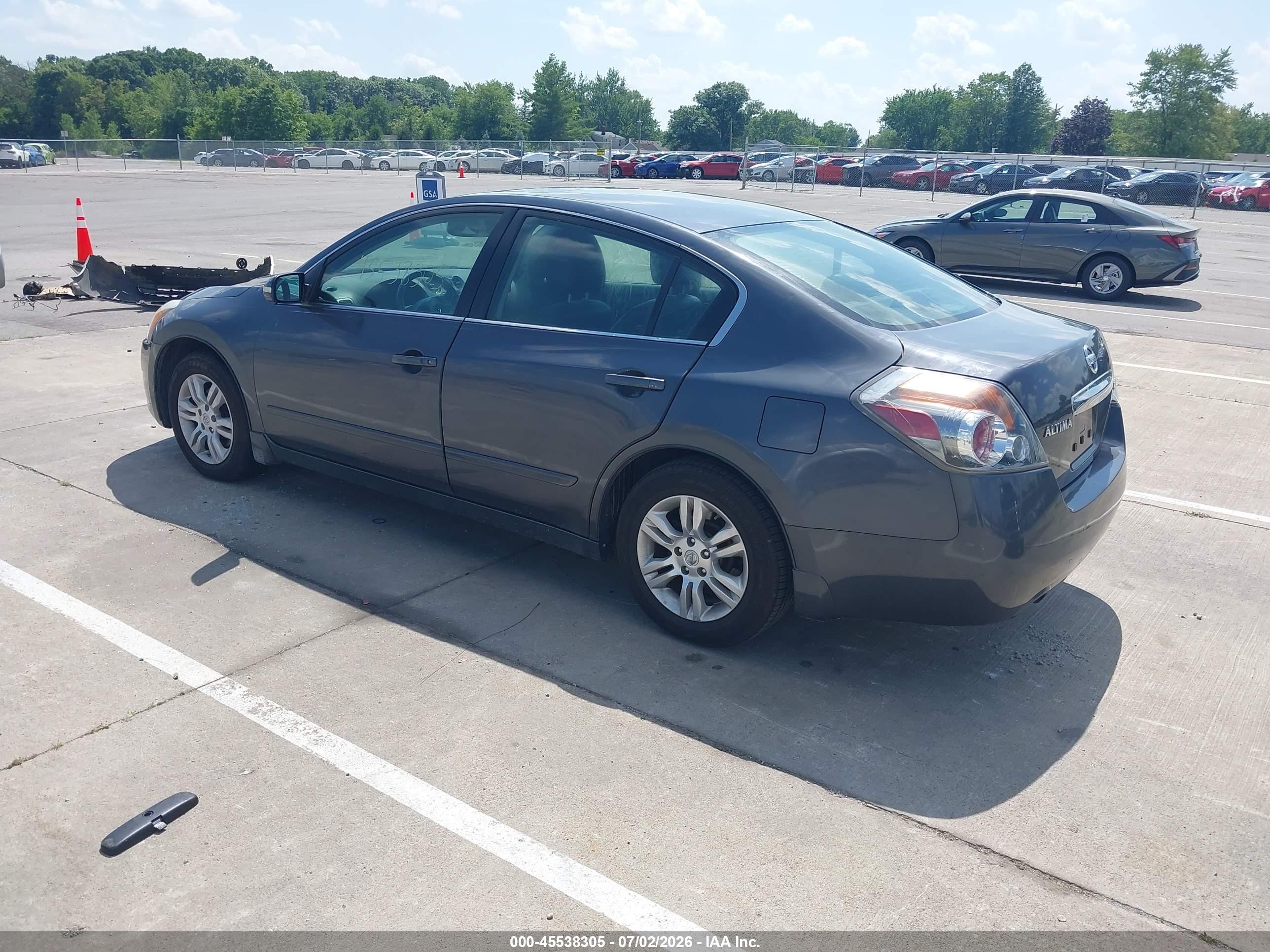 2010 Nissan Altima 2.5 S Gray vin: 1N4AL2AP6AN548405