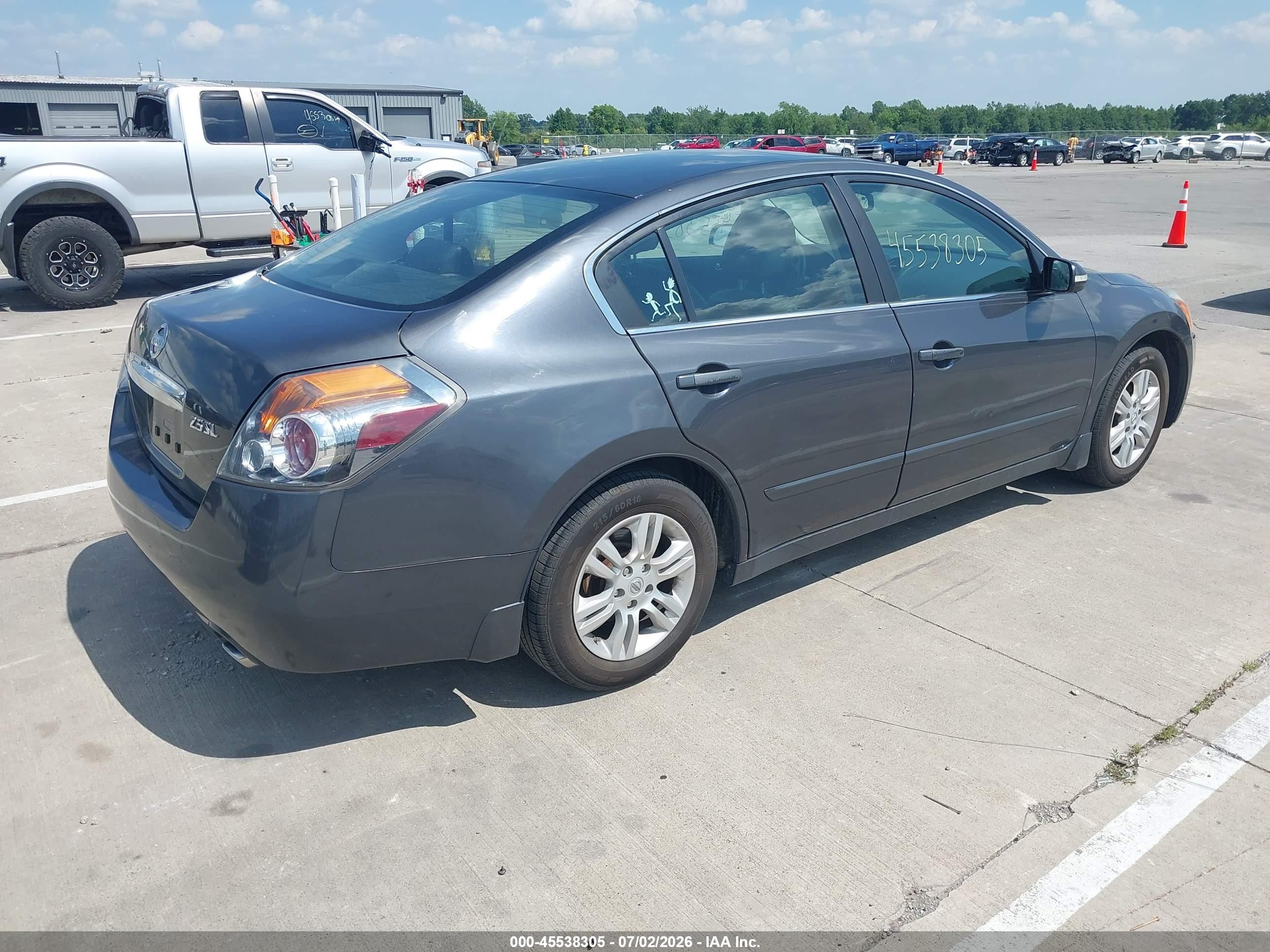 2010 Nissan Altima 2.5 S Gray vin: 1N4AL2AP6AN548405