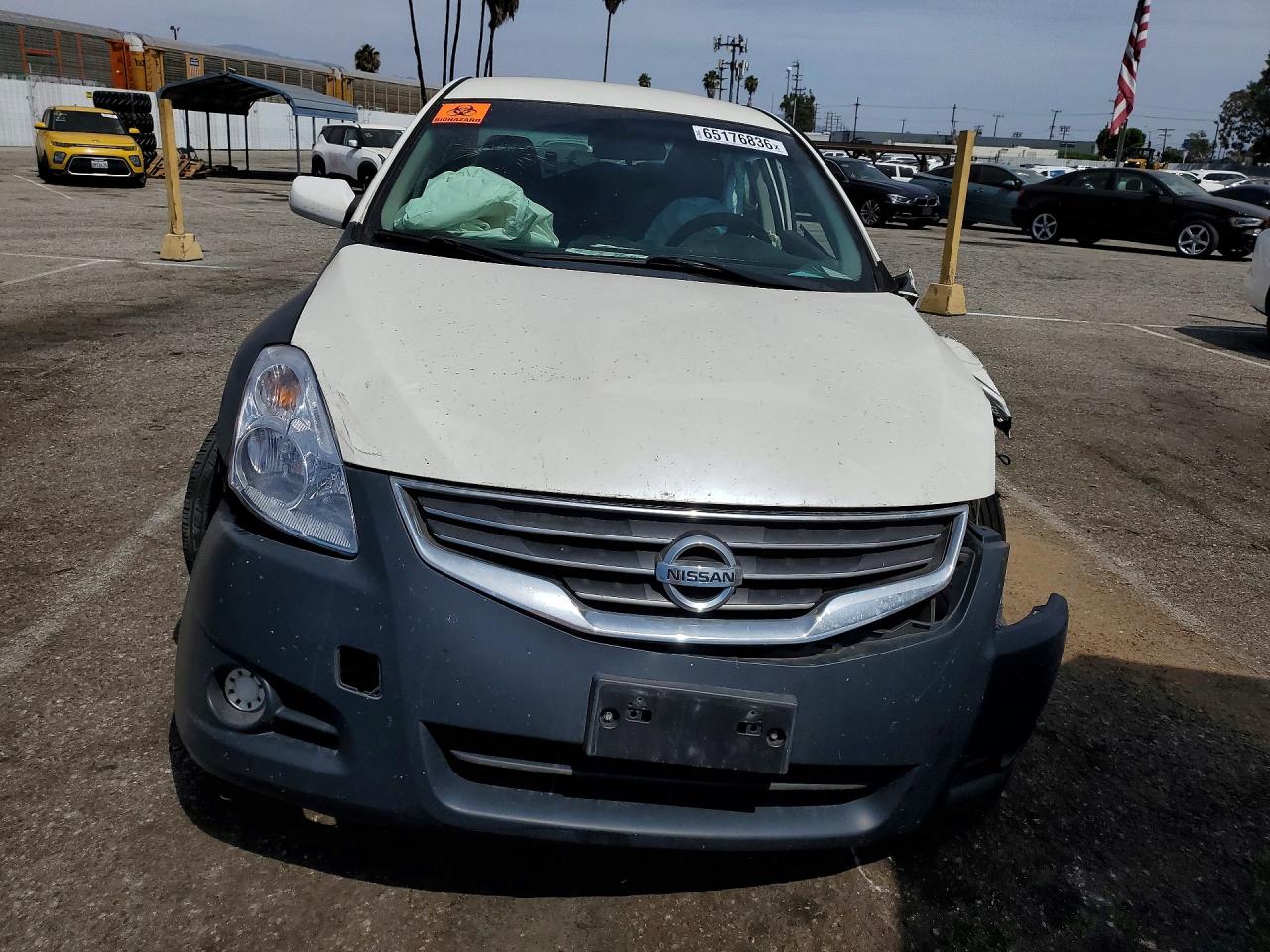 2010 Nissan Altima 2.5 White vin: 1N4AL2AP6AN554995