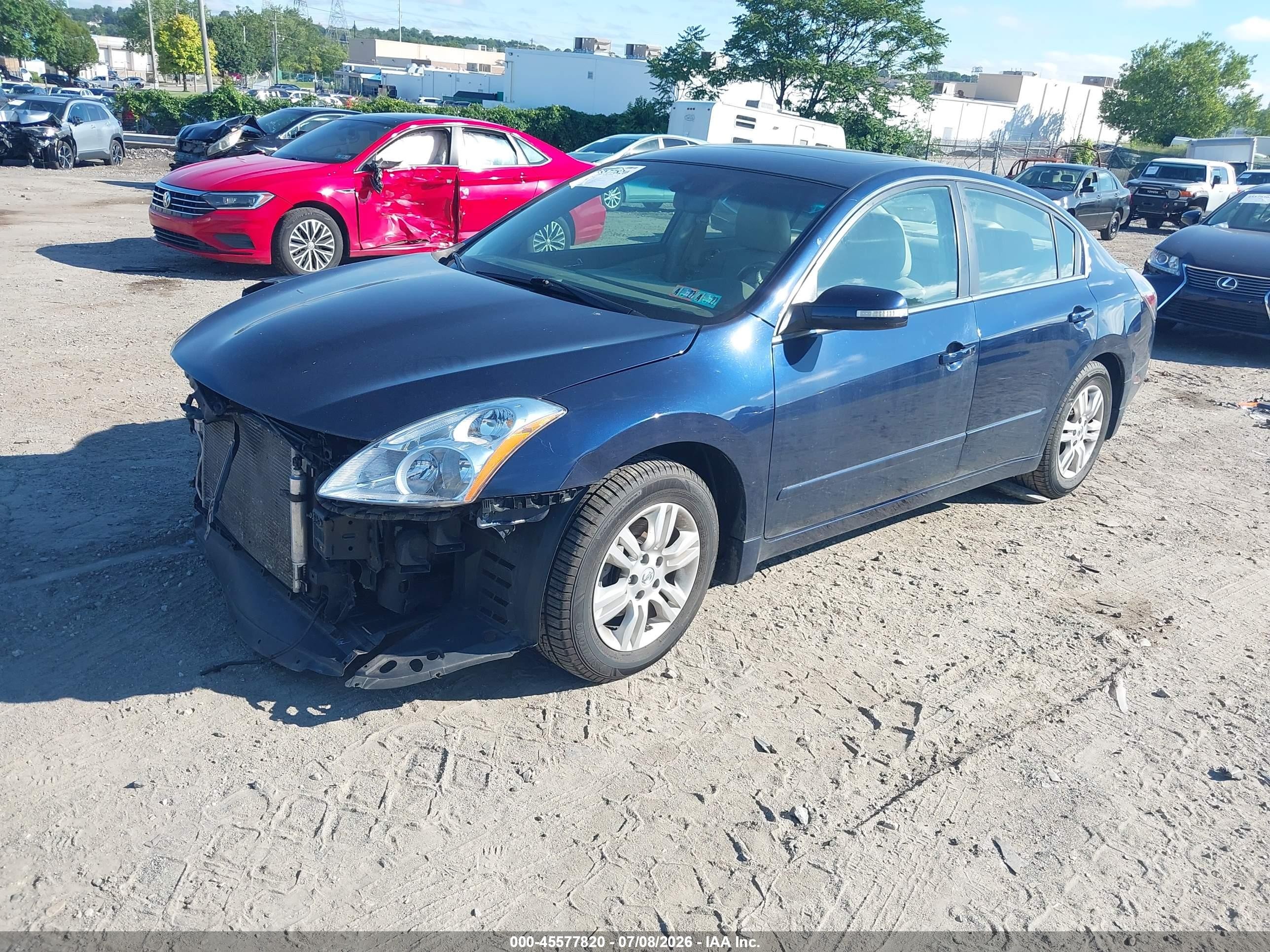 2010 Nissan Altima 2.5 S Dark Blue vin: 1N4AL2AP6AN564295