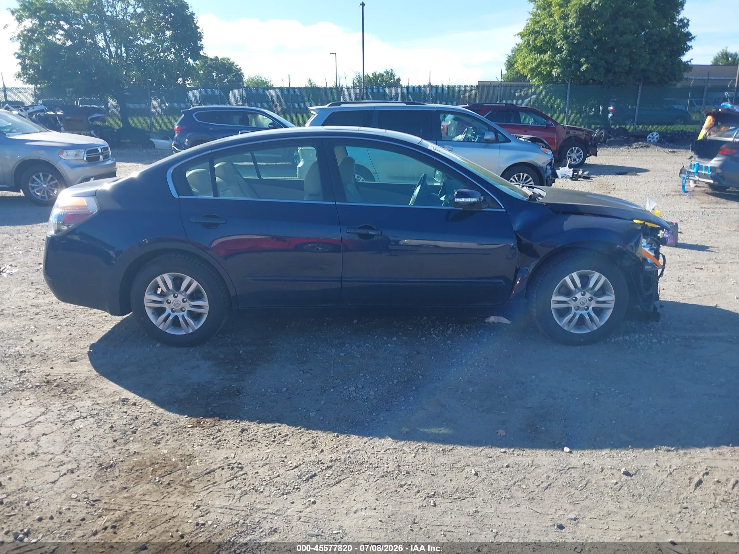 2010 Nissan Altima 2.5 S Dark Blue vin: 1N4AL2AP6AN564295