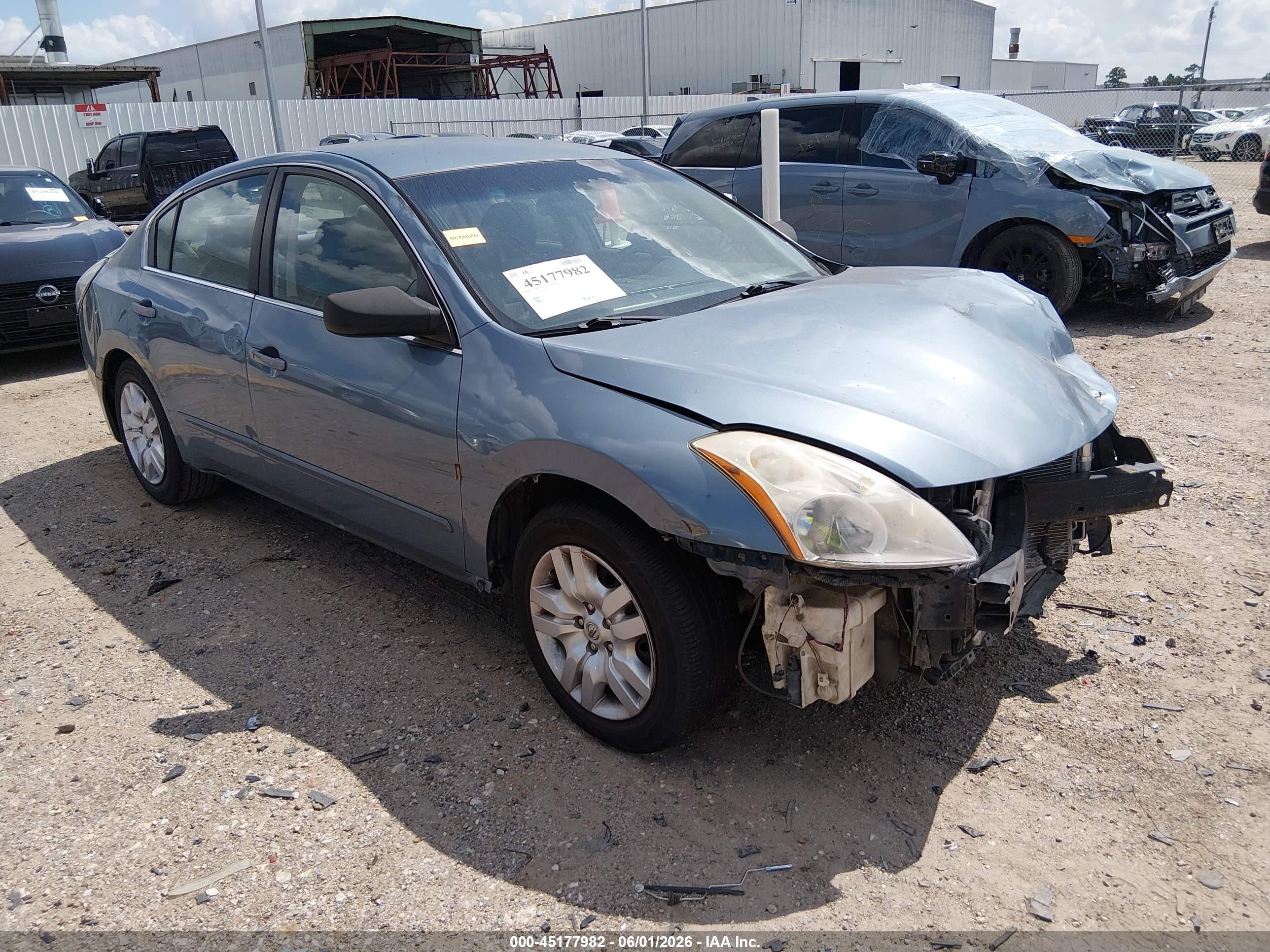 2011 Nissan Altima 2.5 S Light Blue vin: 1N4AL2AP6BC104258