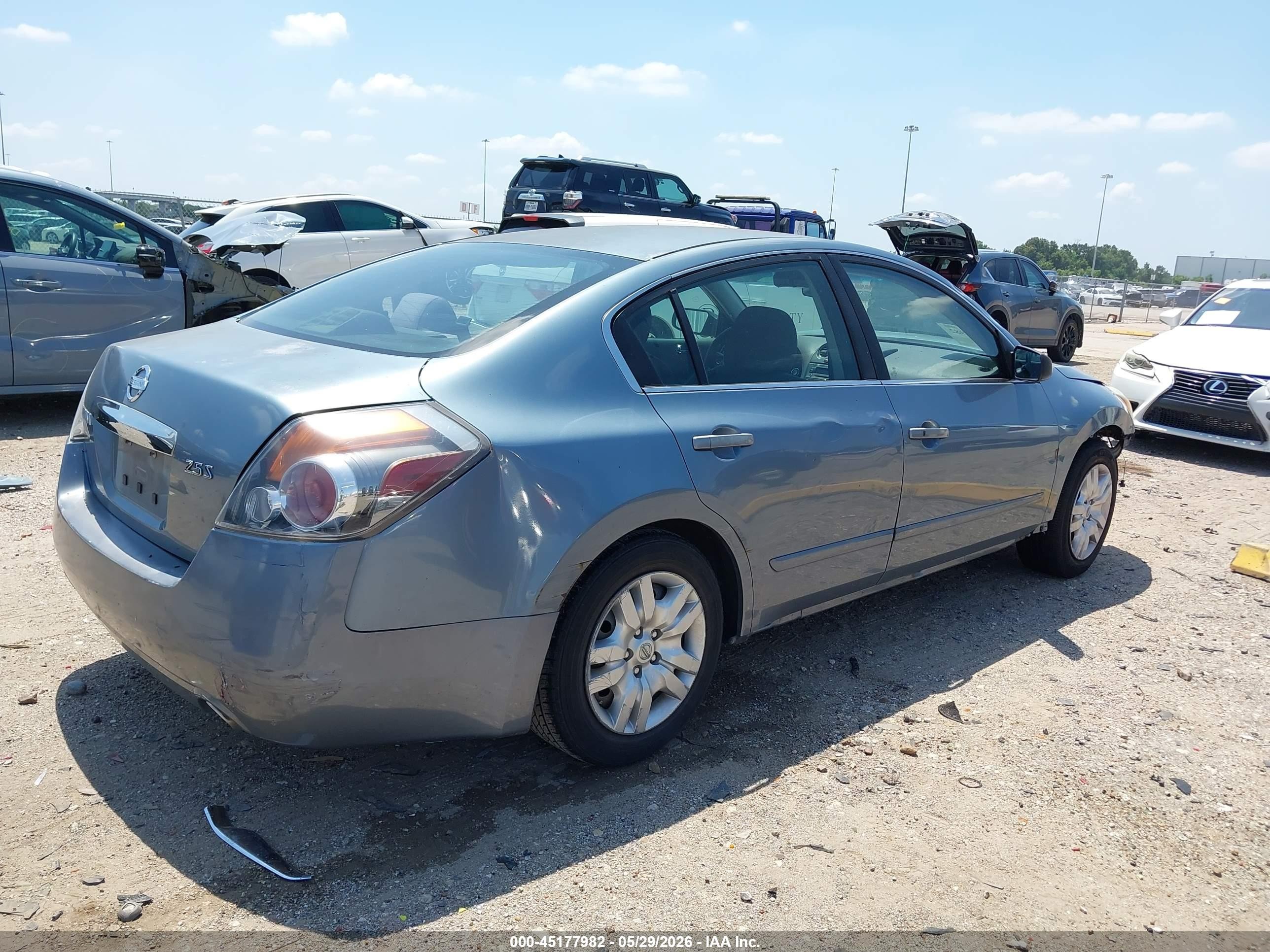 2011 Nissan Altima 2.5 S Light Blue vin: 1N4AL2AP6BC104258