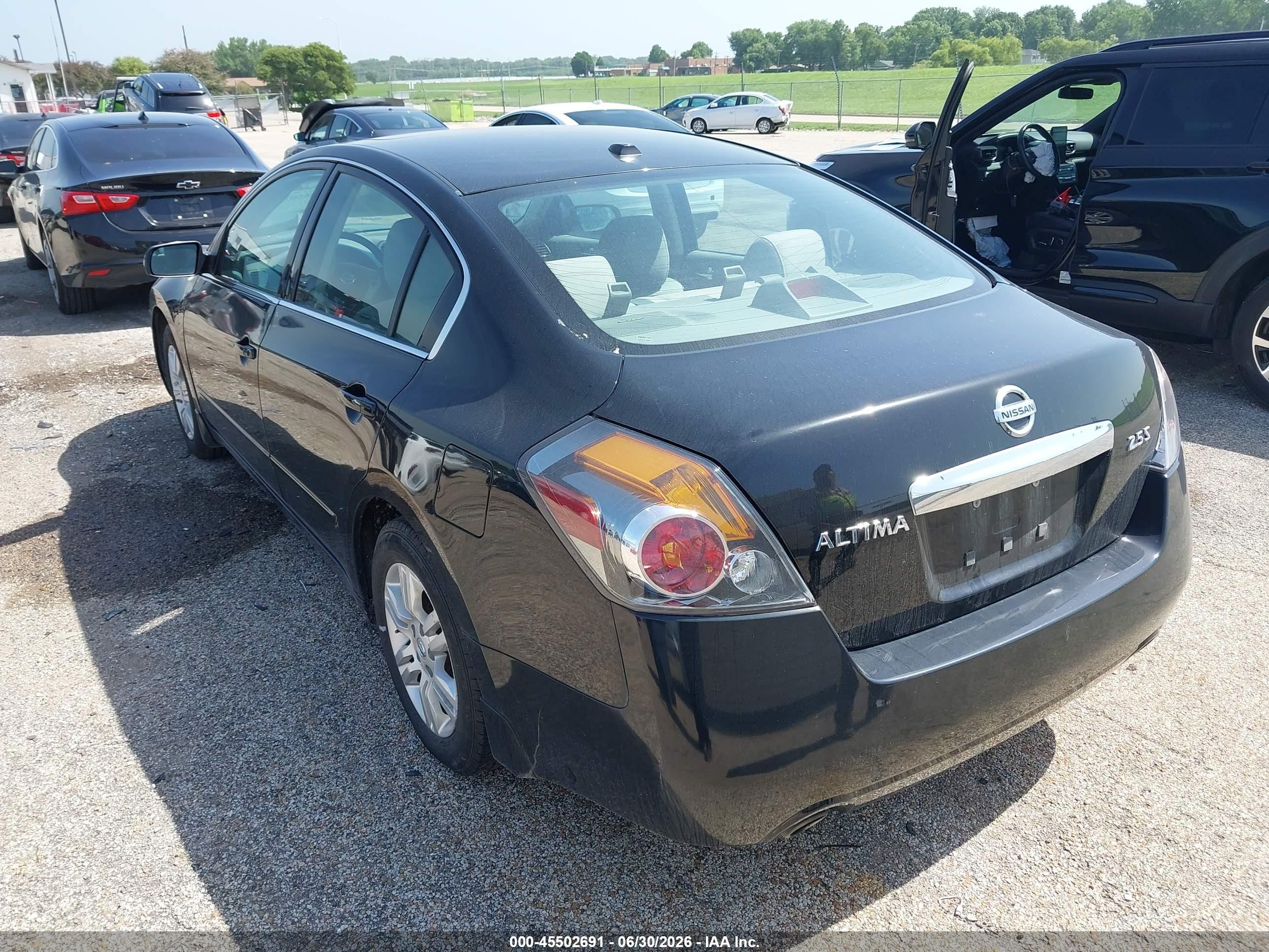 2011 Nissan Altima 2.5 S Black vin: 1N4AL2AP6BC170373