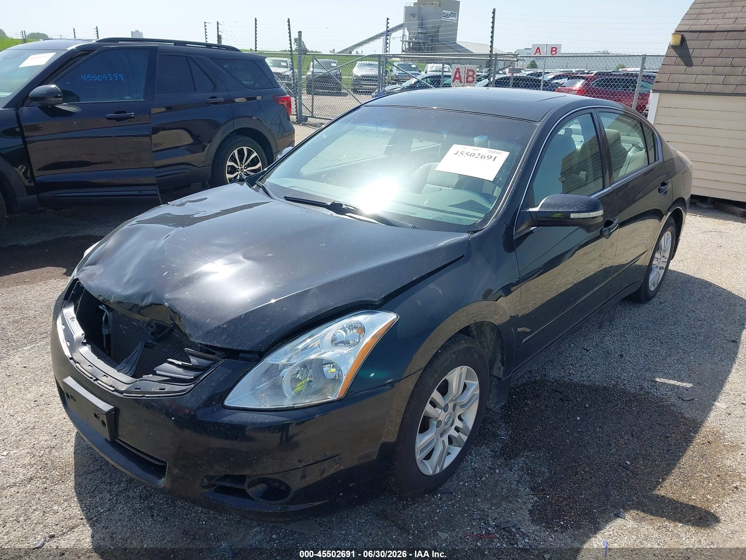2011 Nissan Altima 2.5 S Black vin: 1N4AL2AP6BC170373