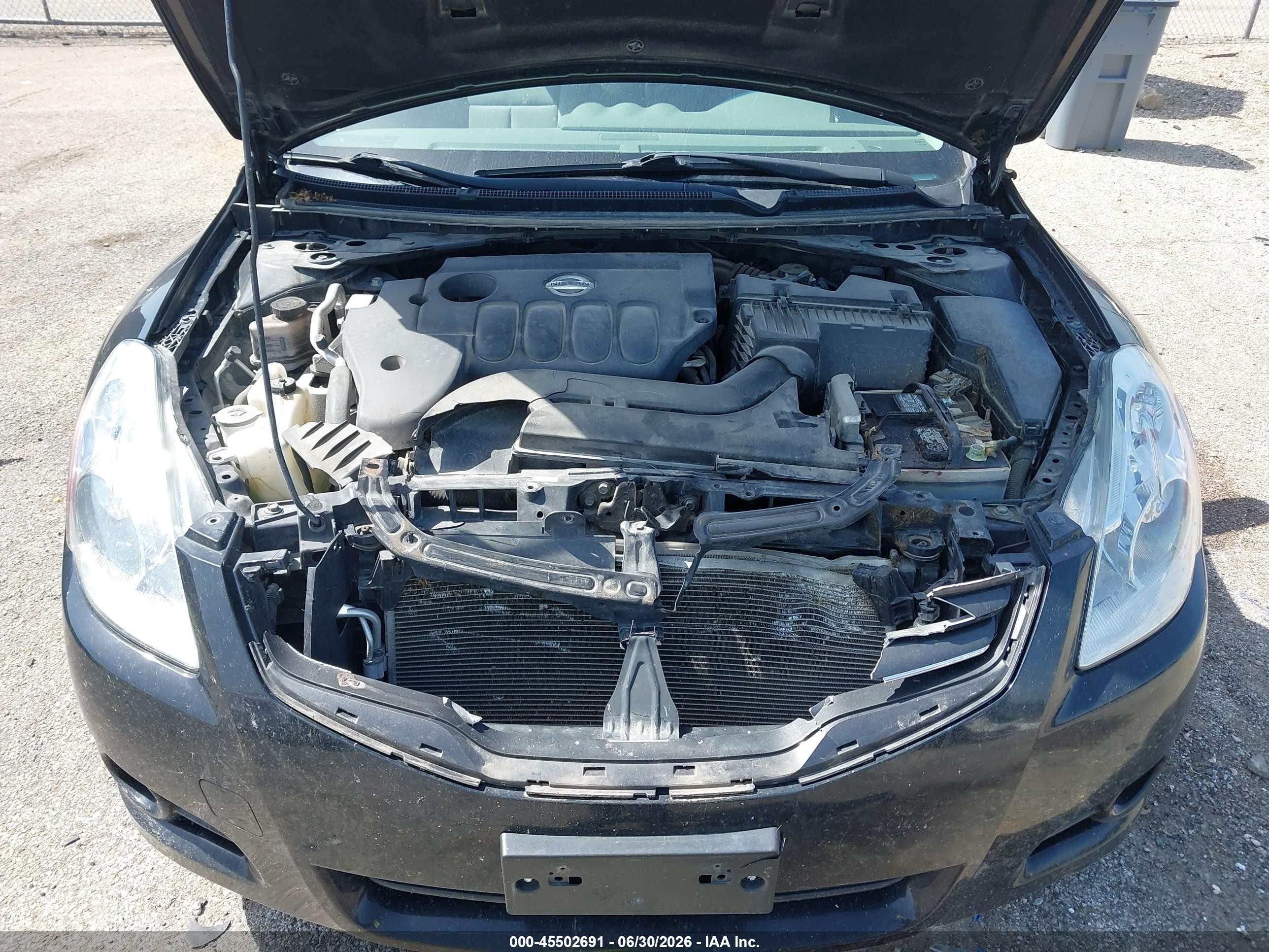 2011 Nissan Altima 2.5 S Black vin: 1N4AL2AP6BC170373