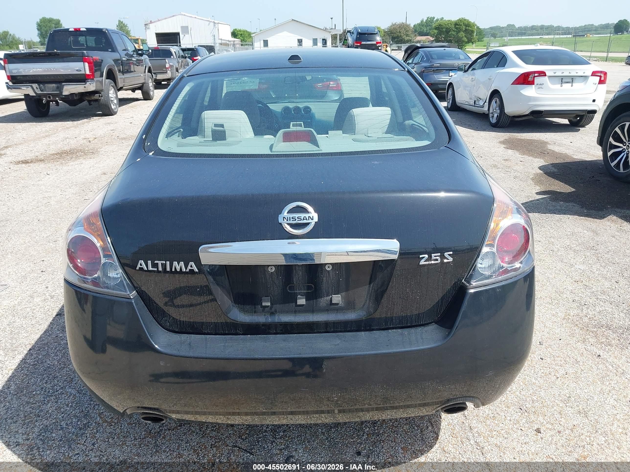 2011 Nissan Altima 2.5 S Black vin: 1N4AL2AP6BC170373