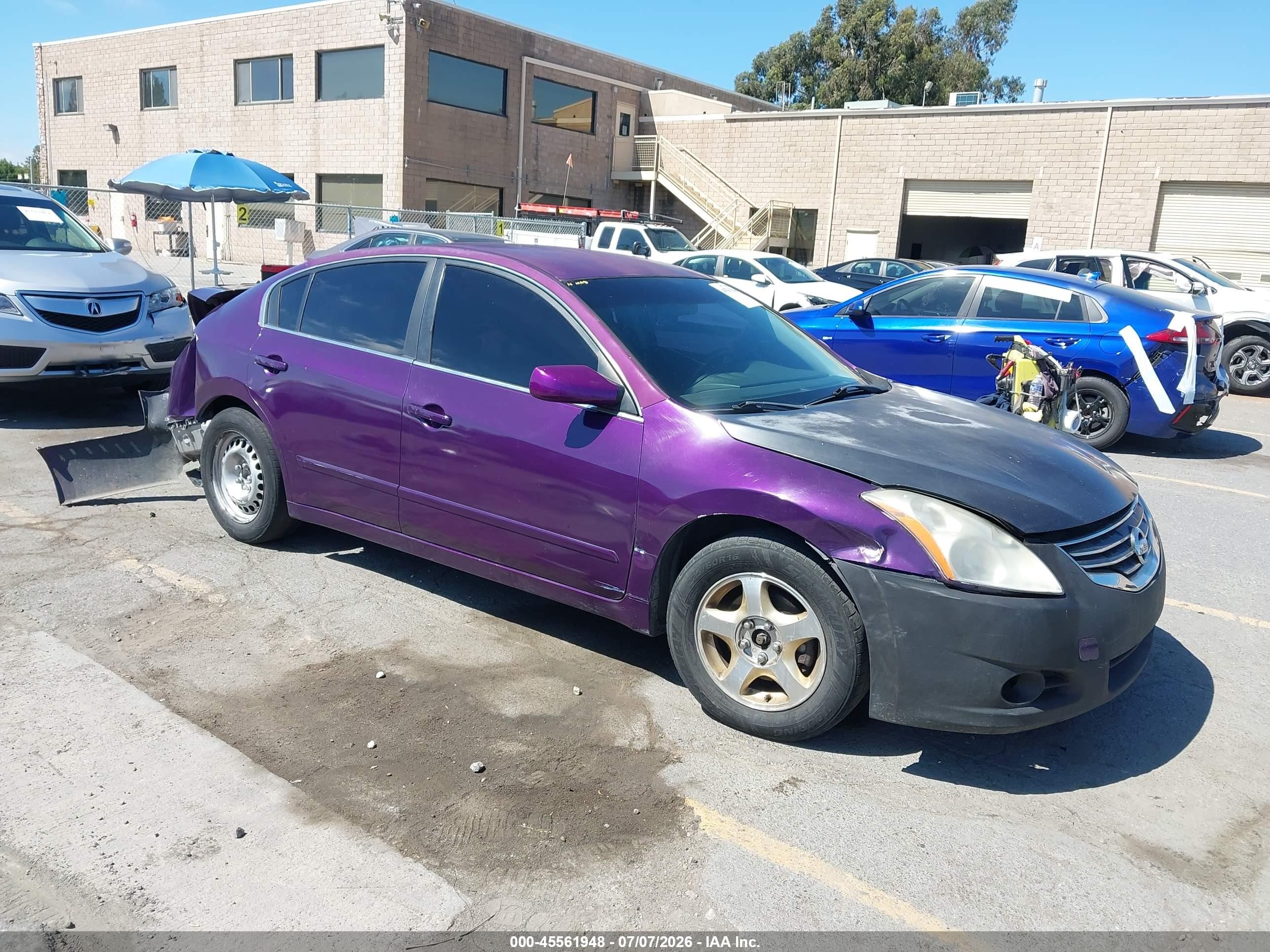 2011 Nissan Altima 2.5 S Фиолетовый vin: 1N4AL2AP6BC182880