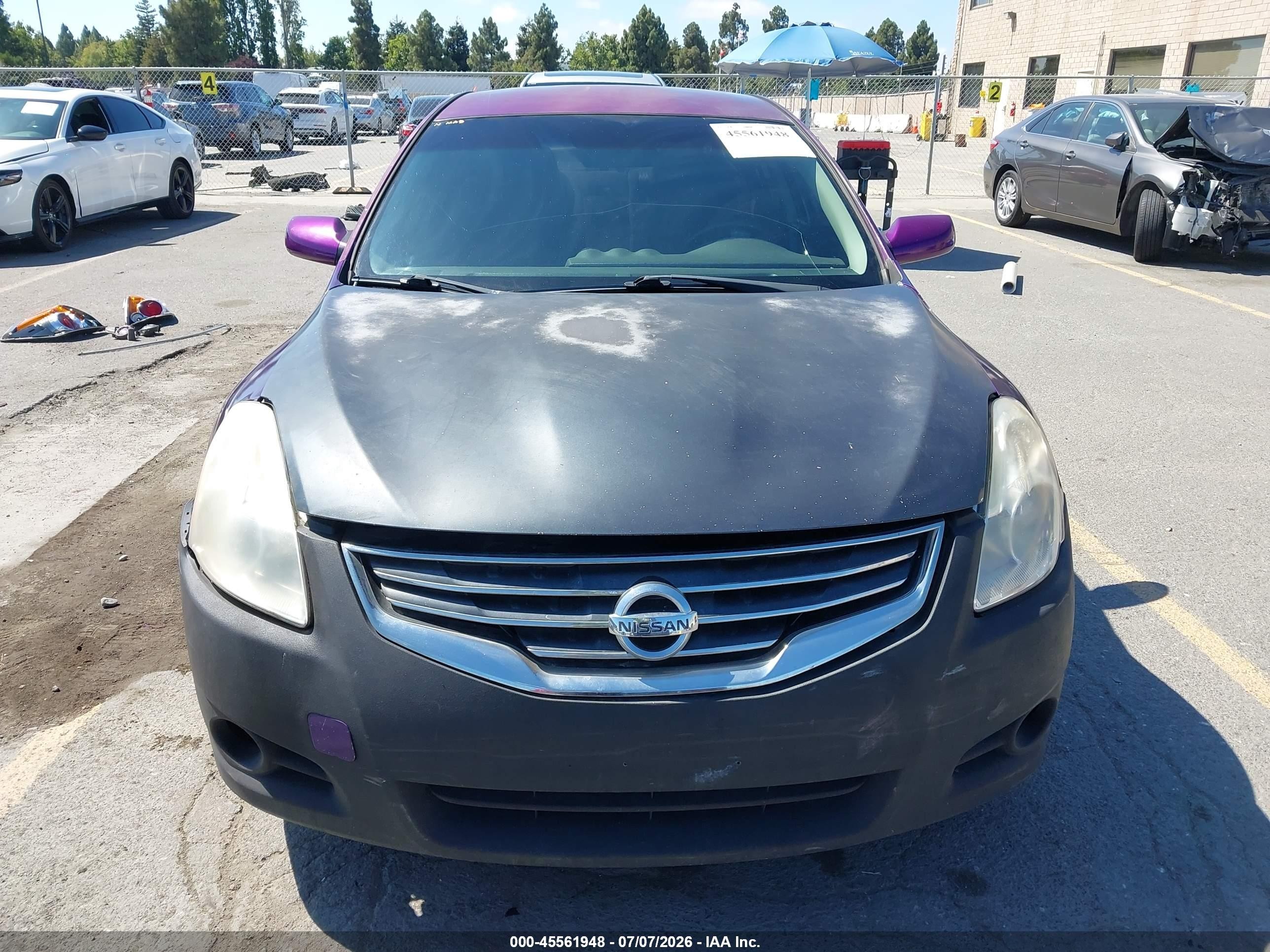 2011 Nissan Altima 2.5 S Фиолетовый vin: 1N4AL2AP6BC182880