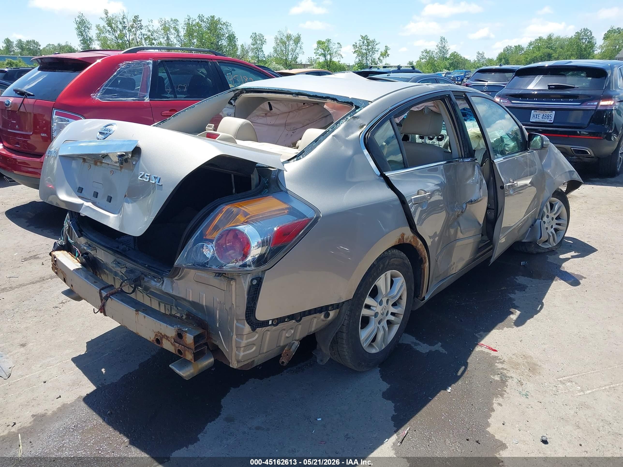 2011 Nissan Altima 2.5 S Brown vin: 1N4AL2AP6BN408579
