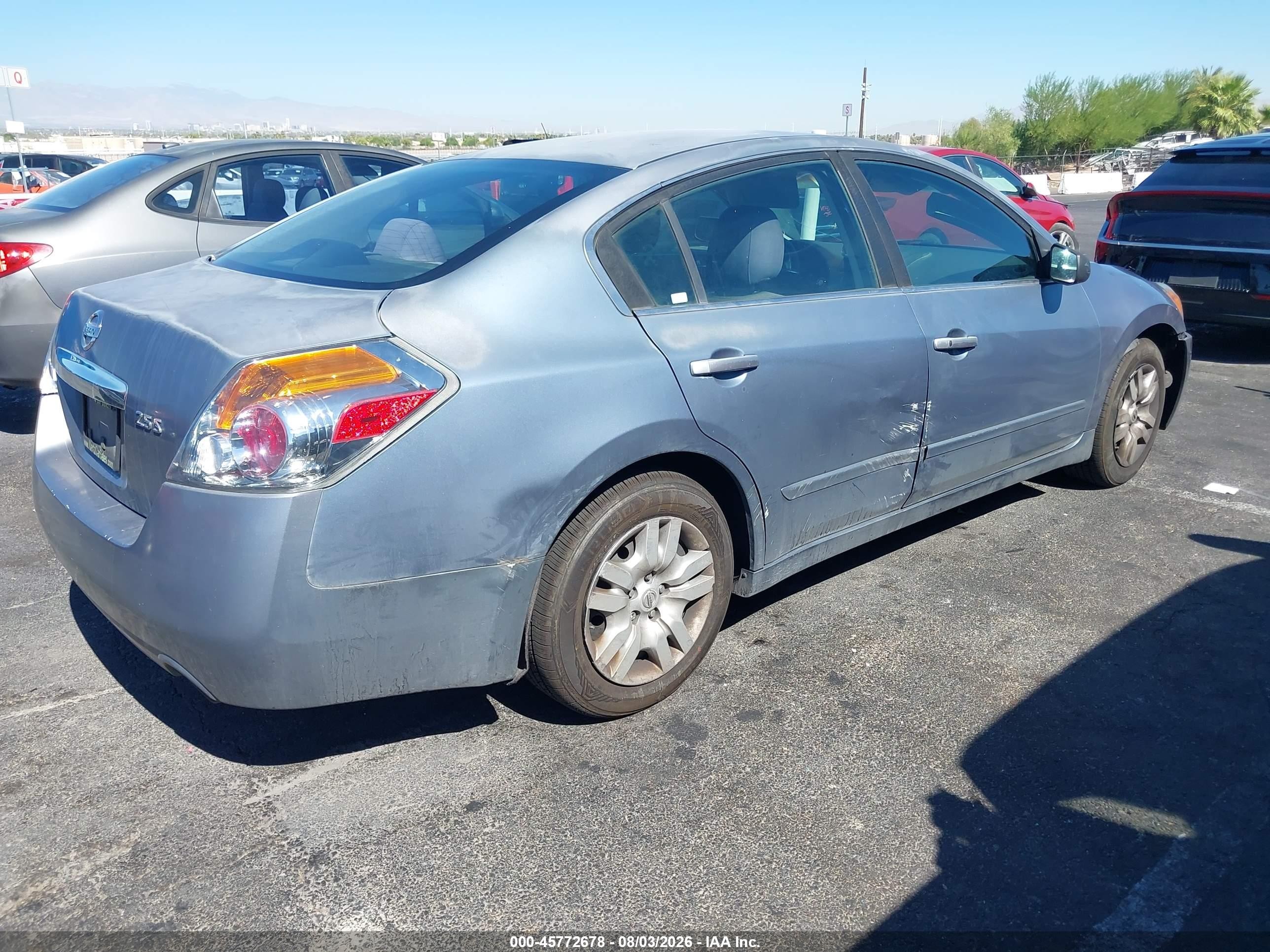 2011 Nissan Altima 2.5 S Light Blue vin: 1N4AL2AP6BN418285