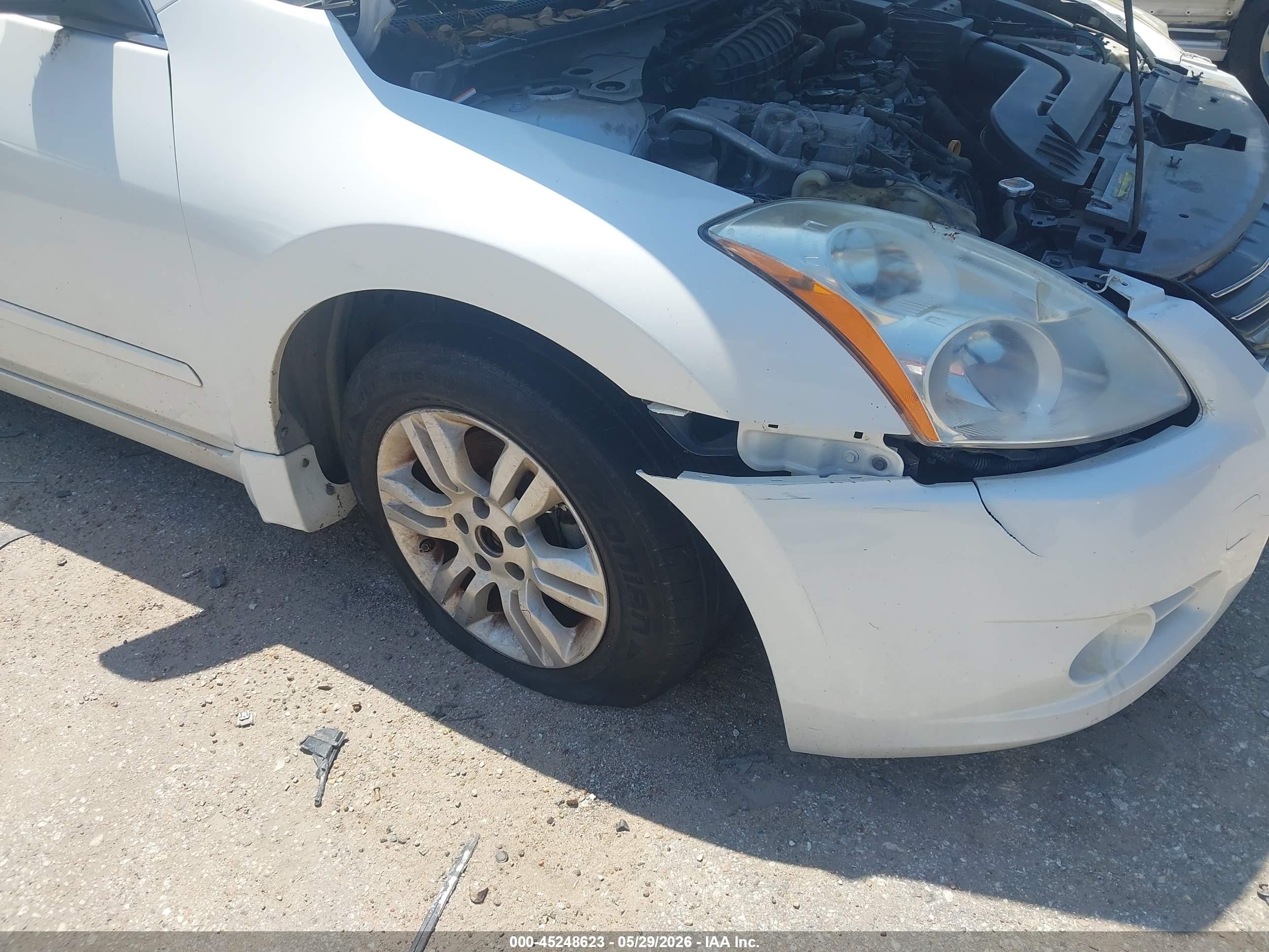 2011 Nissan Altima 2.5 S White vin: 1N4AL2AP6BN419520