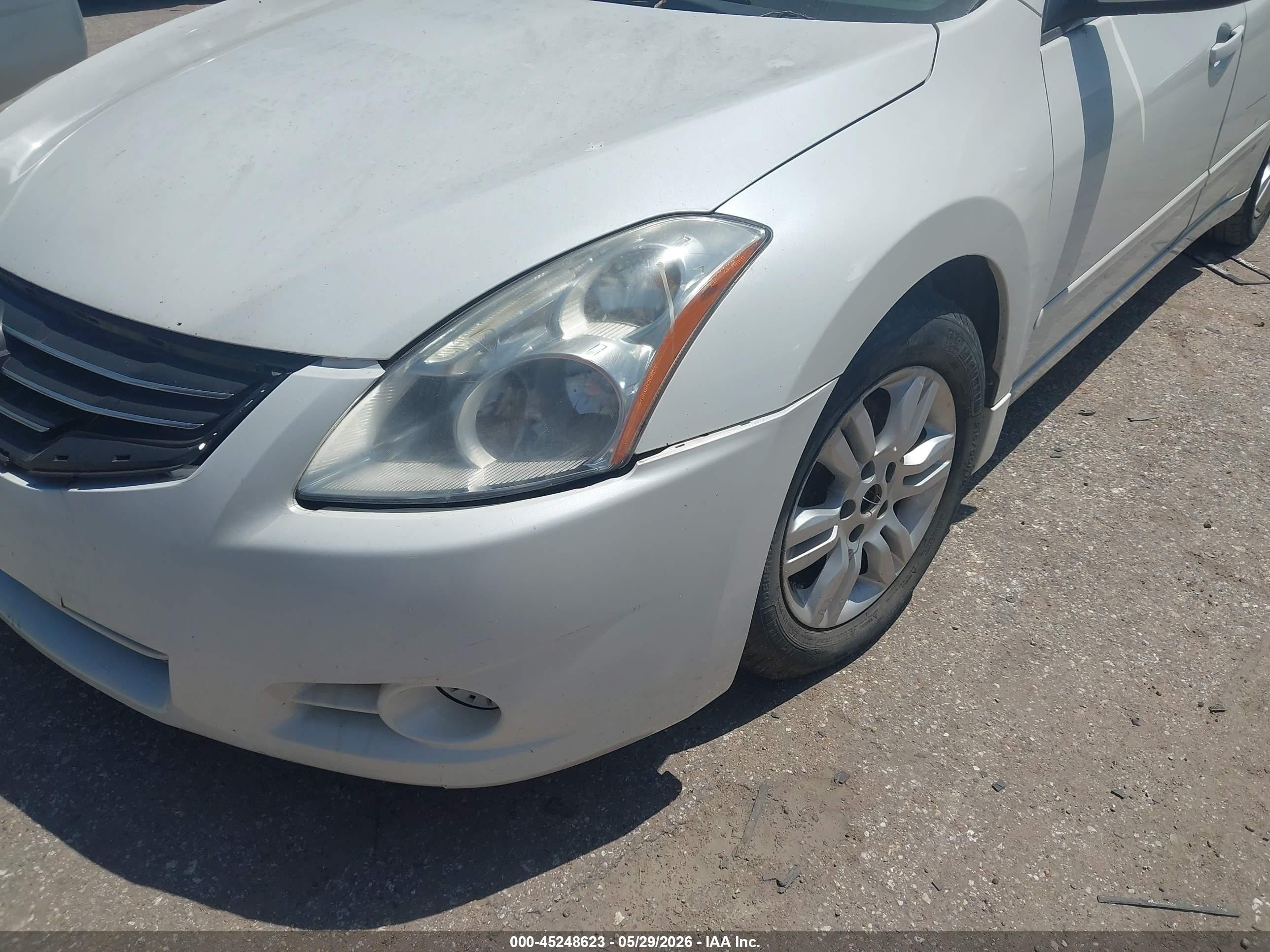 2011 Nissan Altima 2.5 S White vin: 1N4AL2AP6BN419520
