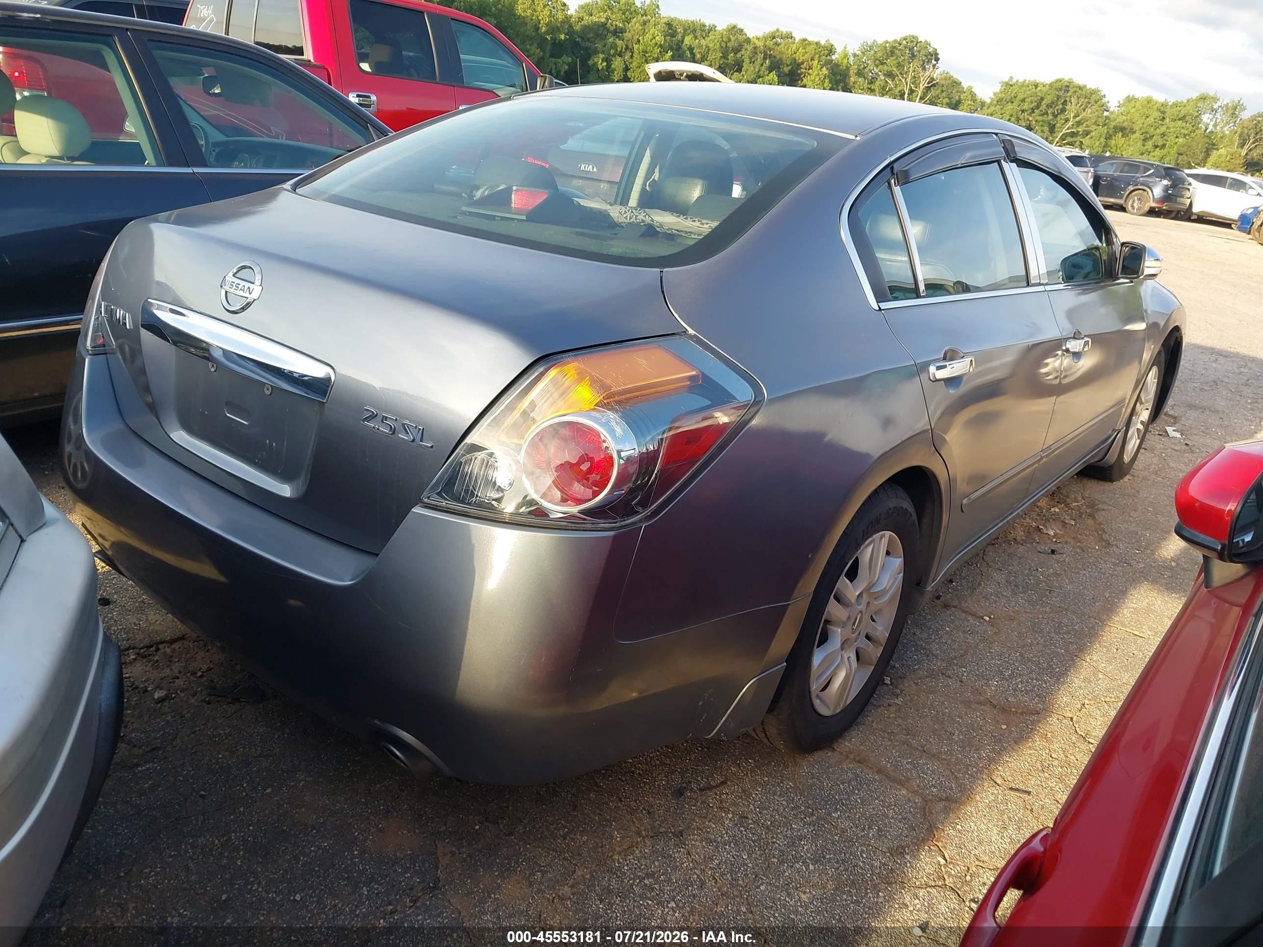2011 Nissan Altima 2.5 S Gray vin: 1N4AL2AP6BN424538