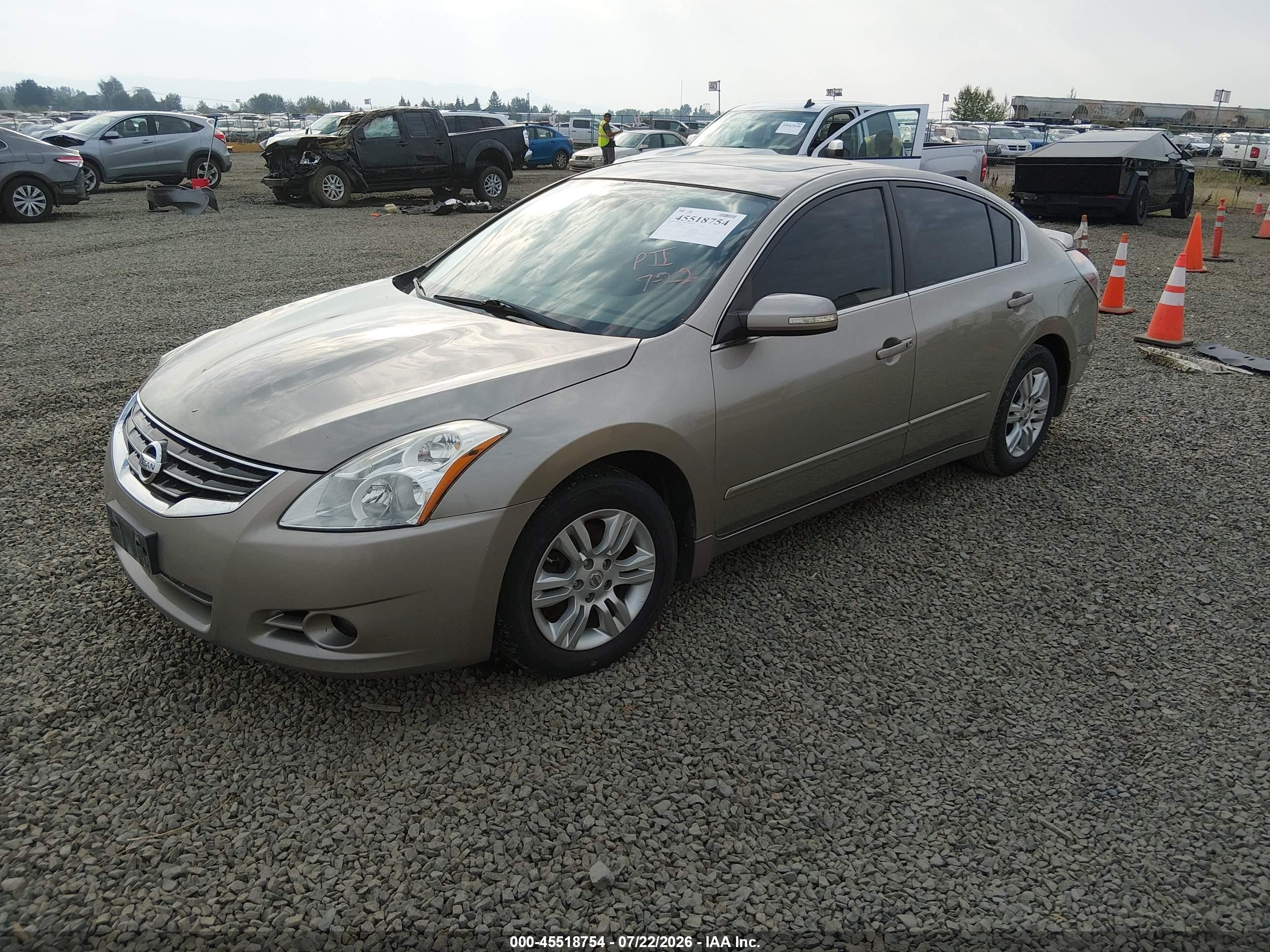 2011 Nissan Altima 2.5 S Tan vin: 1N4AL2AP6BN455966