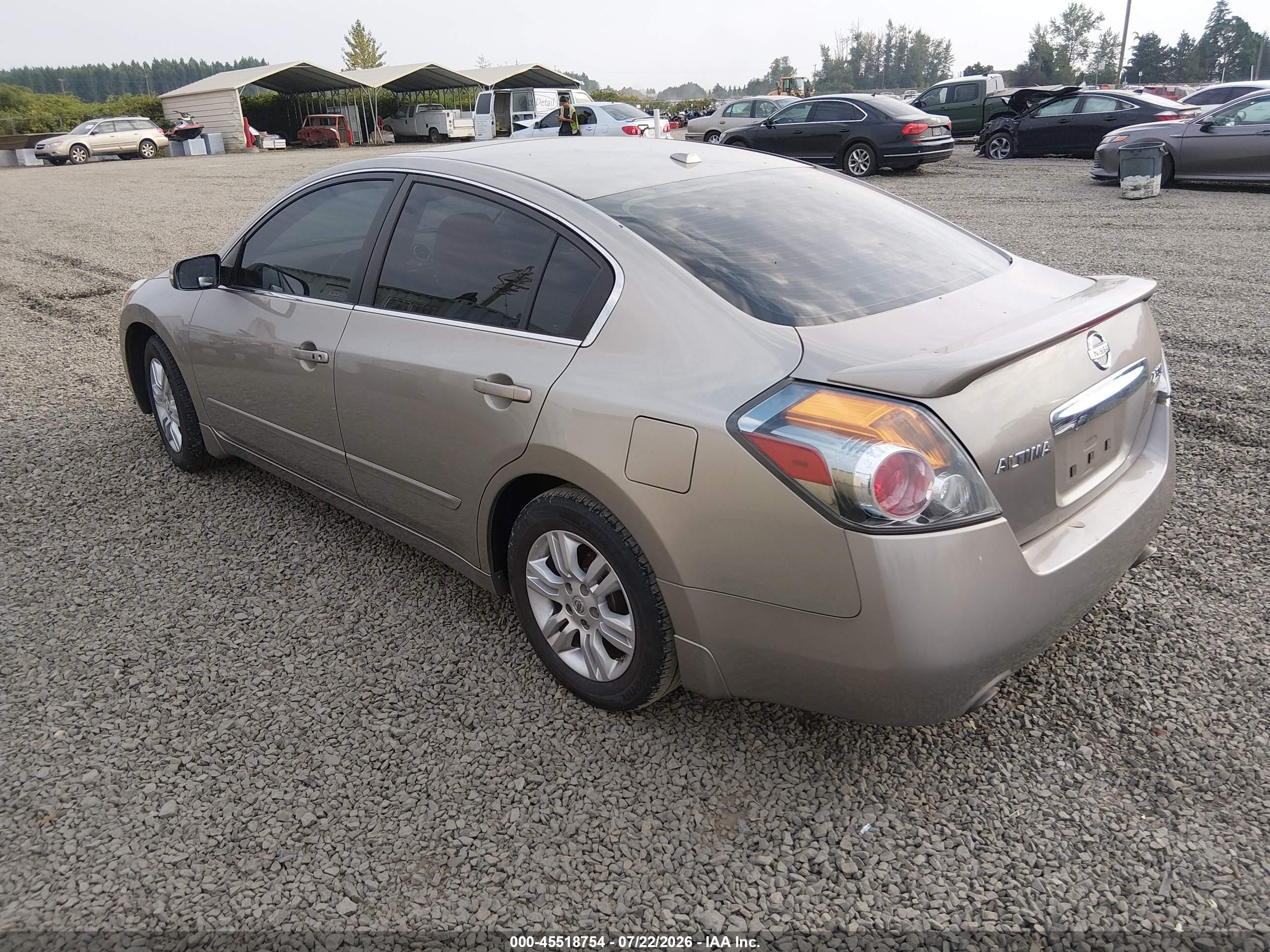 2011 Nissan Altima 2.5 S Tan vin: 1N4AL2AP6BN455966